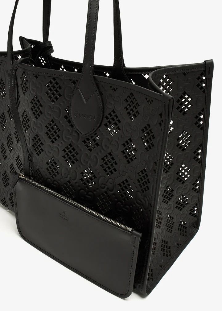 Gucci o1la5ras0526 Size: OS / Medium Tote Bag With Cut-Out Motif Size ONE SIZE - 2 Thumbnail