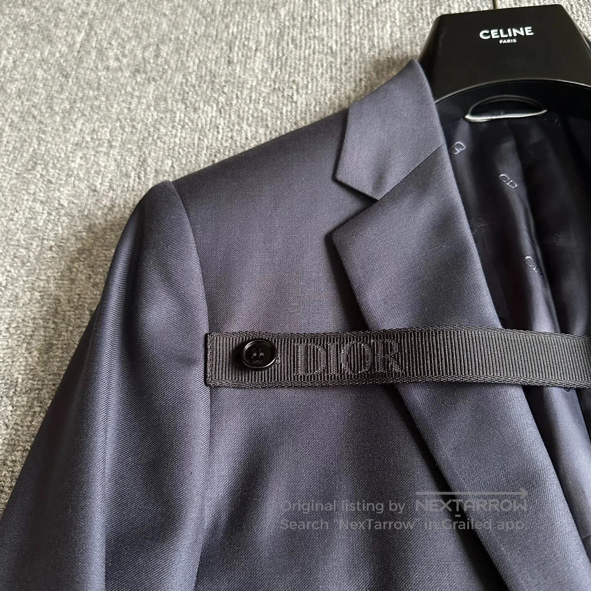 Dior dior logo blazer with tie detail. Size US L / EU 52-54 / 3 - 3 Thumbnail