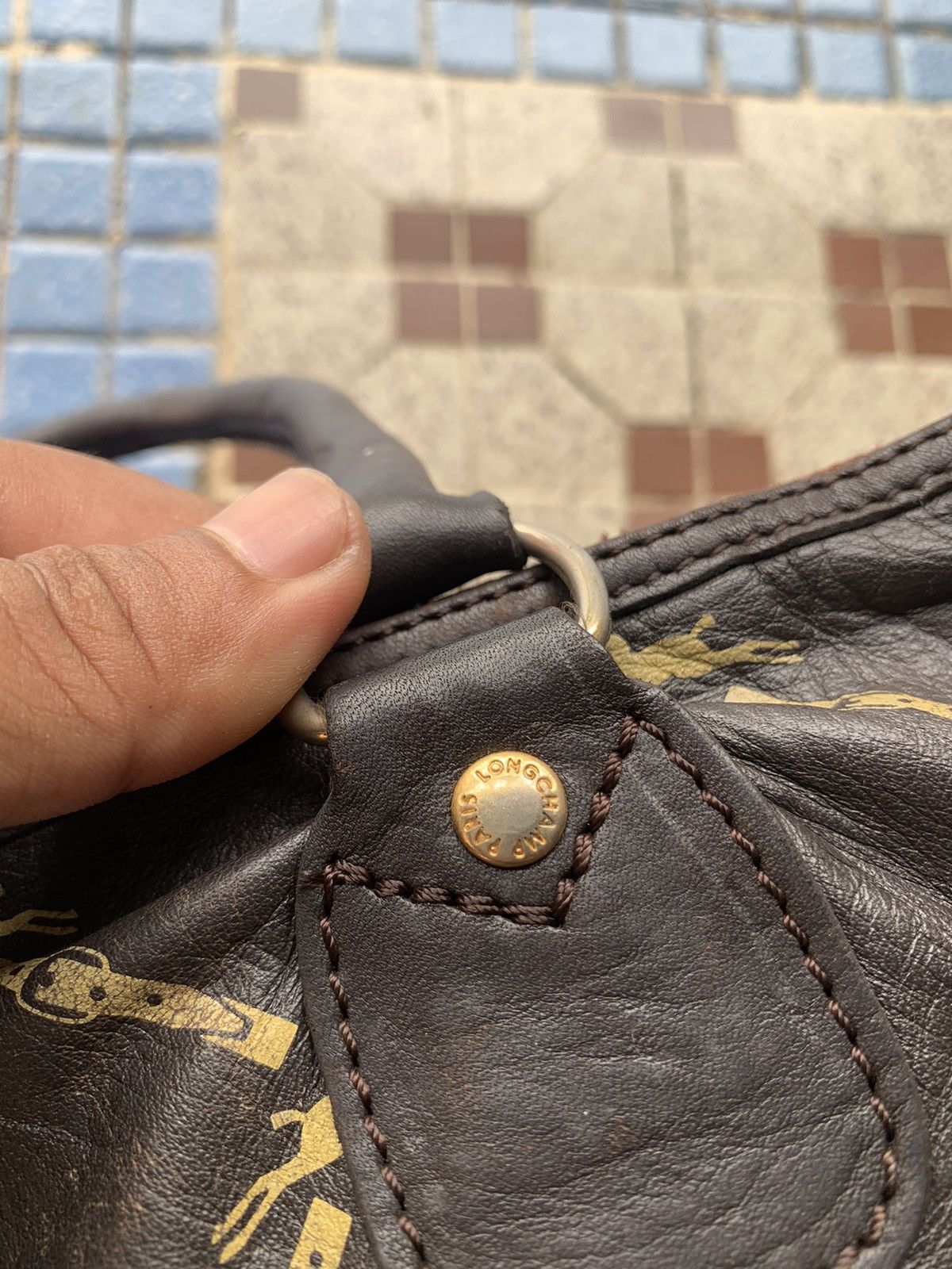 Longchamp × Vintage Vintage longchamp handle bag Size ONE SIZE - 6 Thumbnail