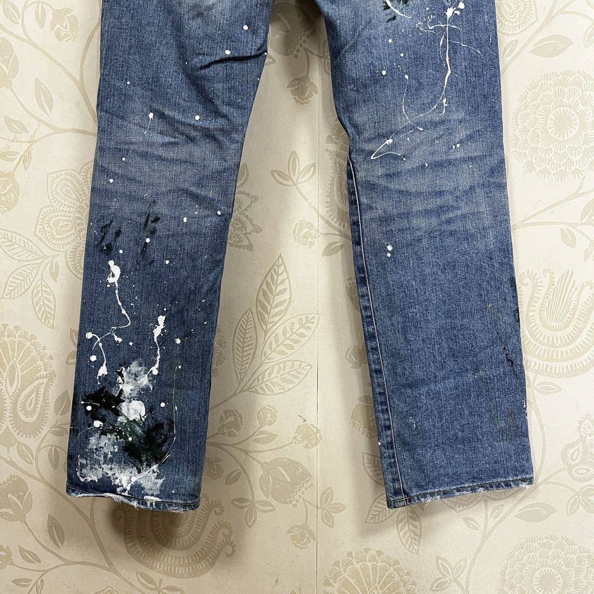 If Six Was Nine Painters Arts Soul Of Freedom Denim Japan Jeans Size US 30 / EU 46 - 13 Thumbnail