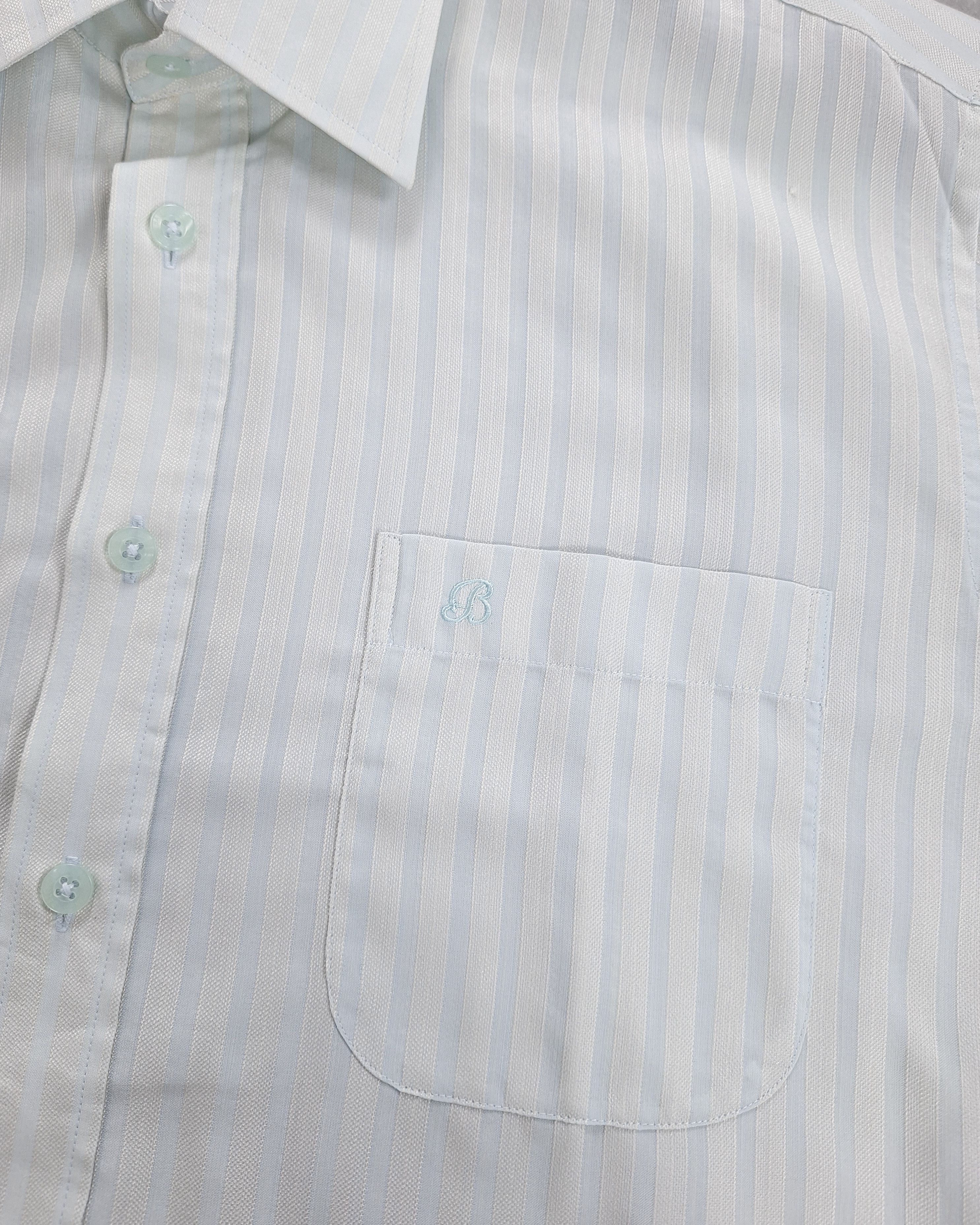 Balenciaga Vintage Balenciaga Striped Shirt Size US L / EU 52-54 / 3 - 3 Thumbnail