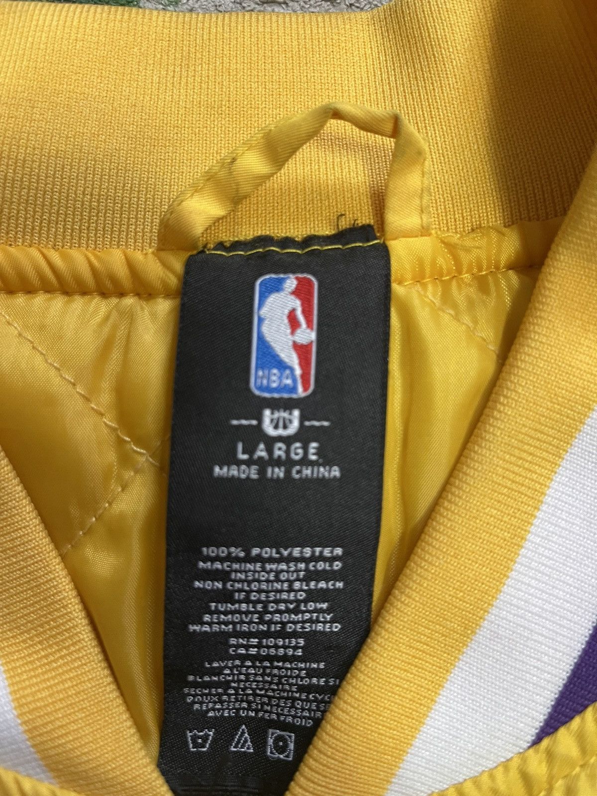 NBA LA Lakers Varsity Jacket Size US L / EU 52-54 / 3 - 5 Thumbnail