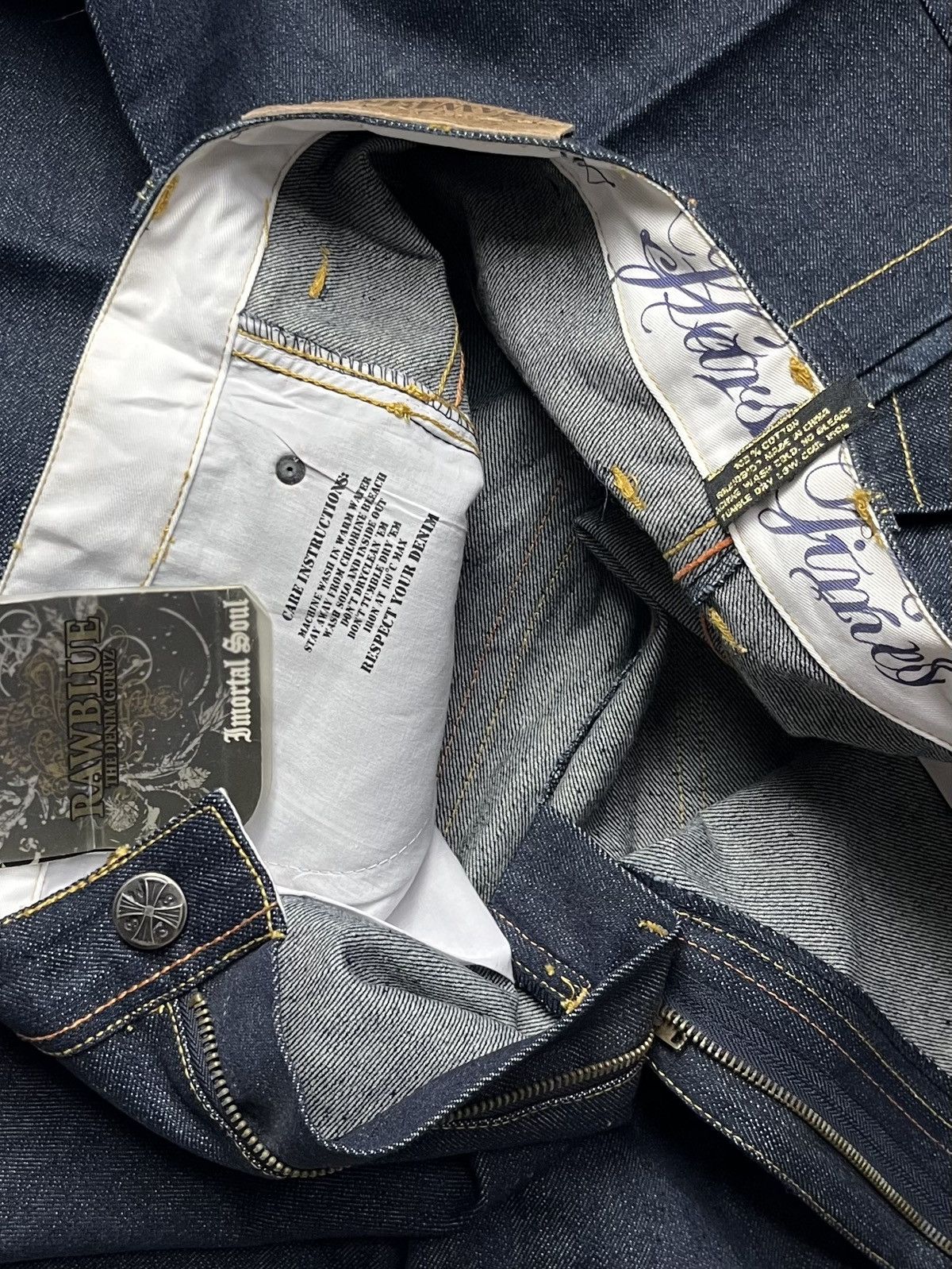 Other Vintage Rawblue The Denim Guruz Jeans Size US 42 / EU 58 - 9 Thumbnail
