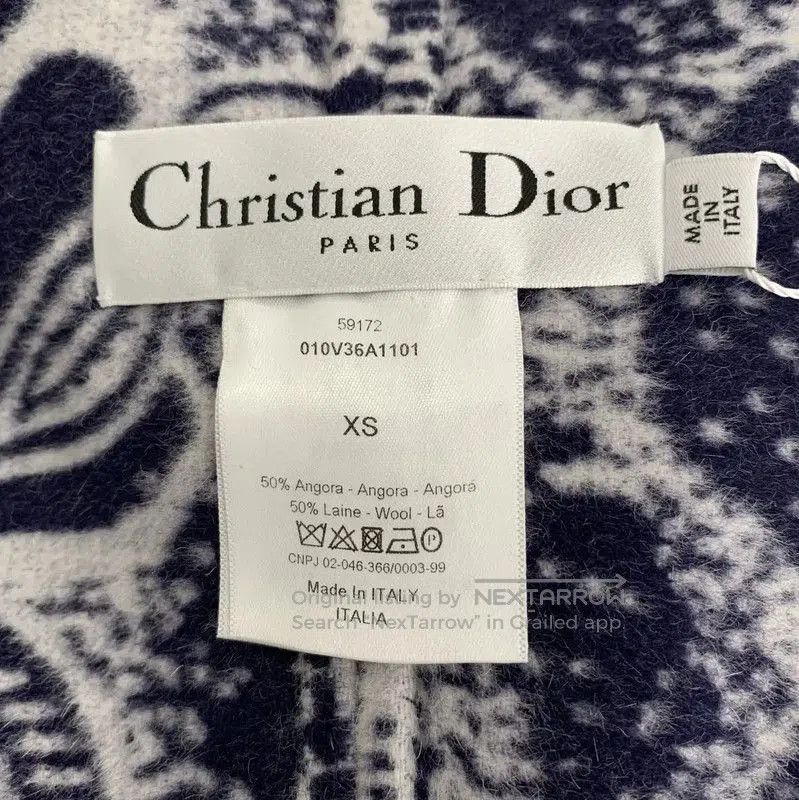 Dior Dior Women's Dark Blue Wool Cardigan . Size XS / US 0-2 / IT 36-38 - 6 Thumbnail
