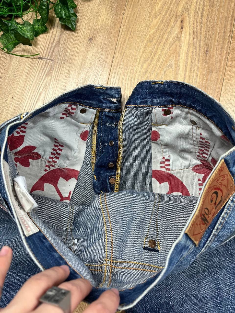 Evisu 00’s EVISU JAPAN RARE HANDPAINTED BAGGY JEANS DENIM Y2K Size US 32 / EU 48 - 15 Thumbnail
