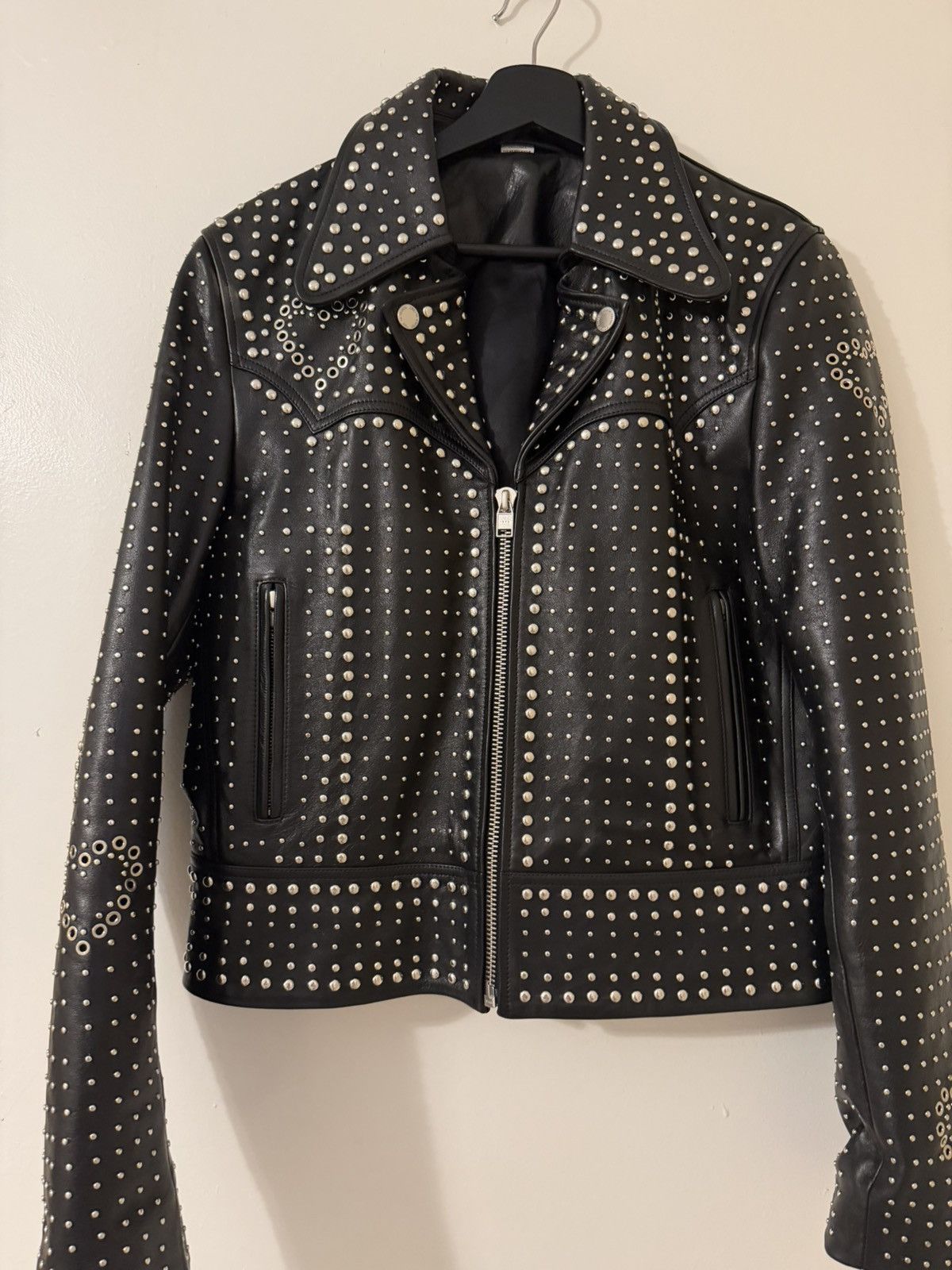 Tiger of Sweden Tiger Of Sweden leather studed leather jacket Size US S / EU 44-46 / 1 - 1 Thumbnail