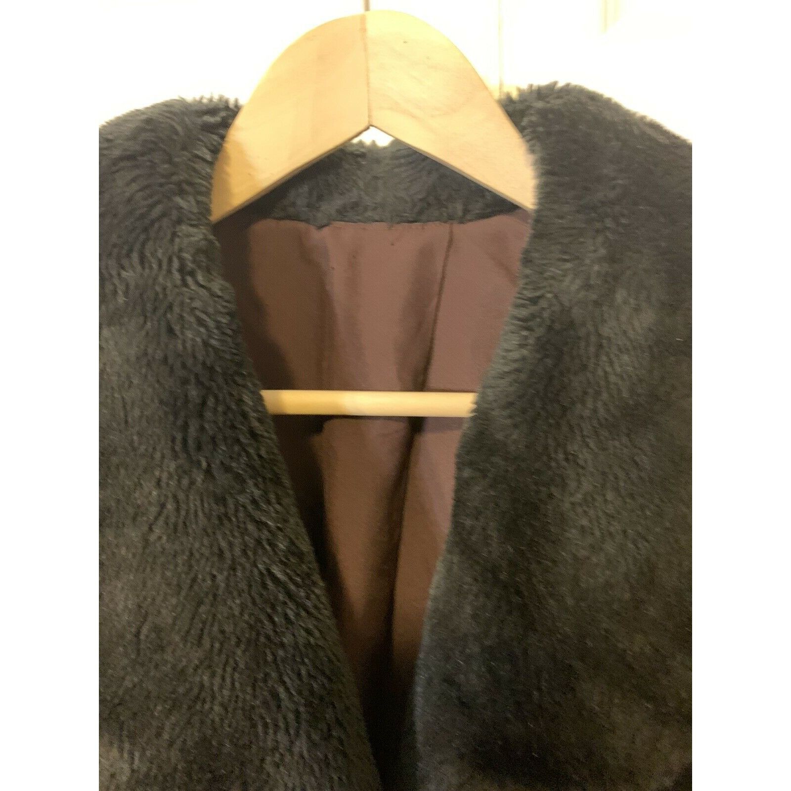 Vintage Vintage 1960s Women's Sz S Coat Susan Lynn Black Glenoit Fau Size S / US 4 / IT 40 - 6 Thumbnail
