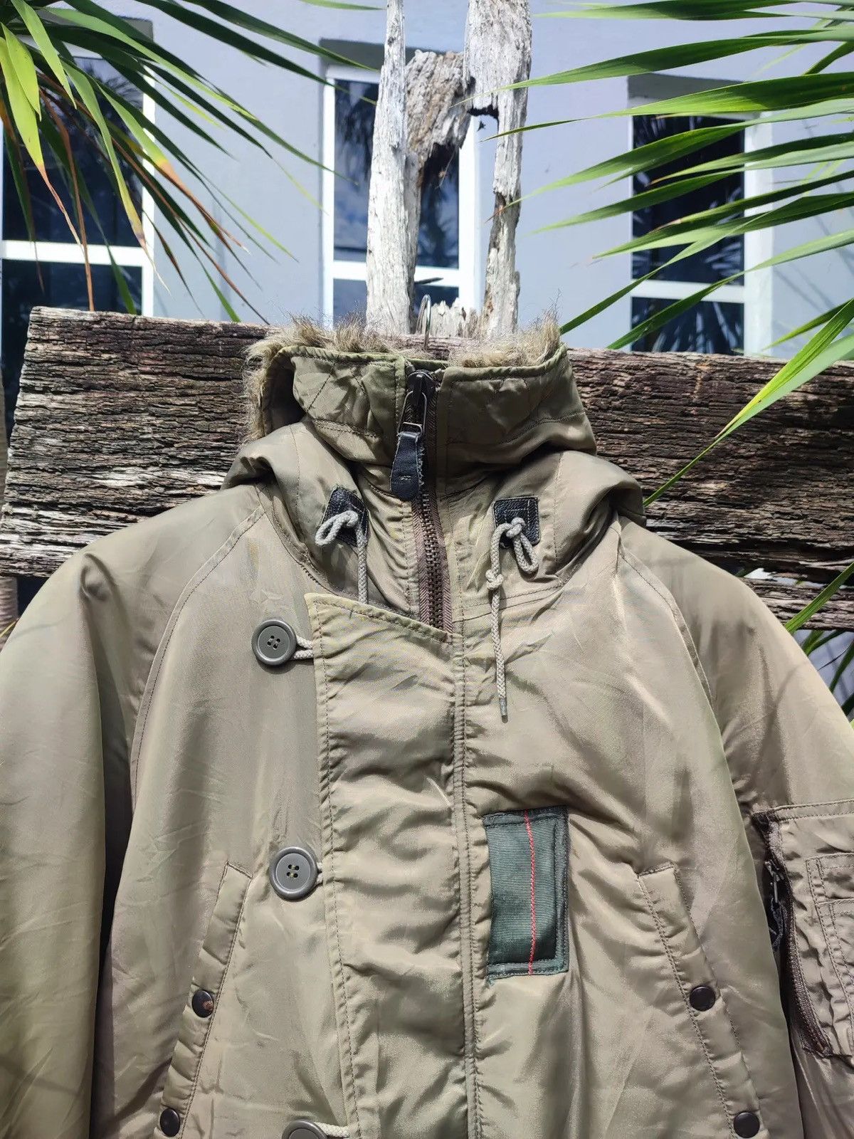Avirex Vintage Y2K Avirex Officers Military Parka – Faux Fur Lined Size US L / EU 52-54 / 3 - 2 Thumbnail