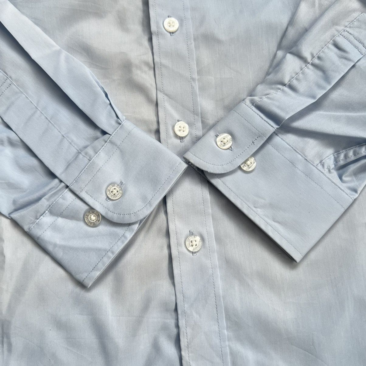 Balenciaga 90s Balenciaga Long Sleeve Button up Shirt Size US XL / EU 56 / 4 - 3 Thumbnail