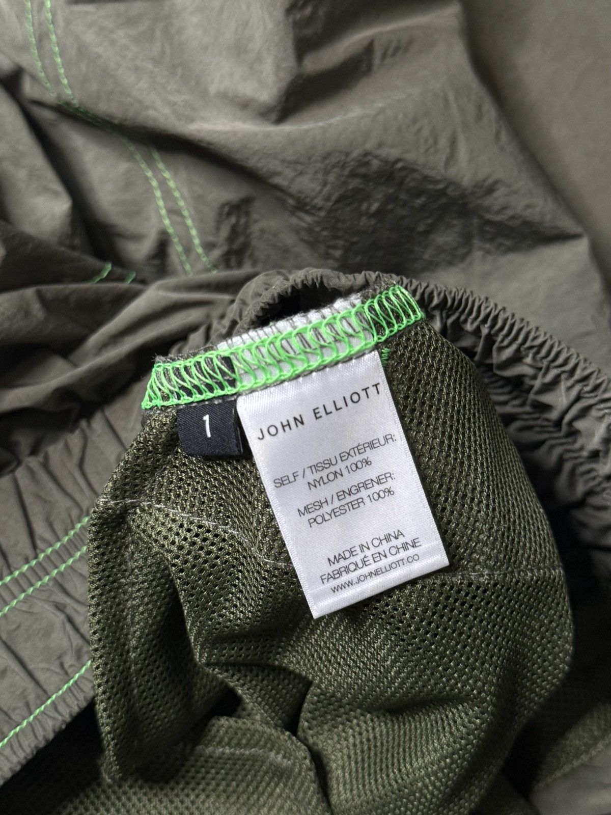 John Elliott John Elliott Nylon Himalayan Khaki Trenton Pants 1 Size US 30 / EU 46 - 9 Thumbnail