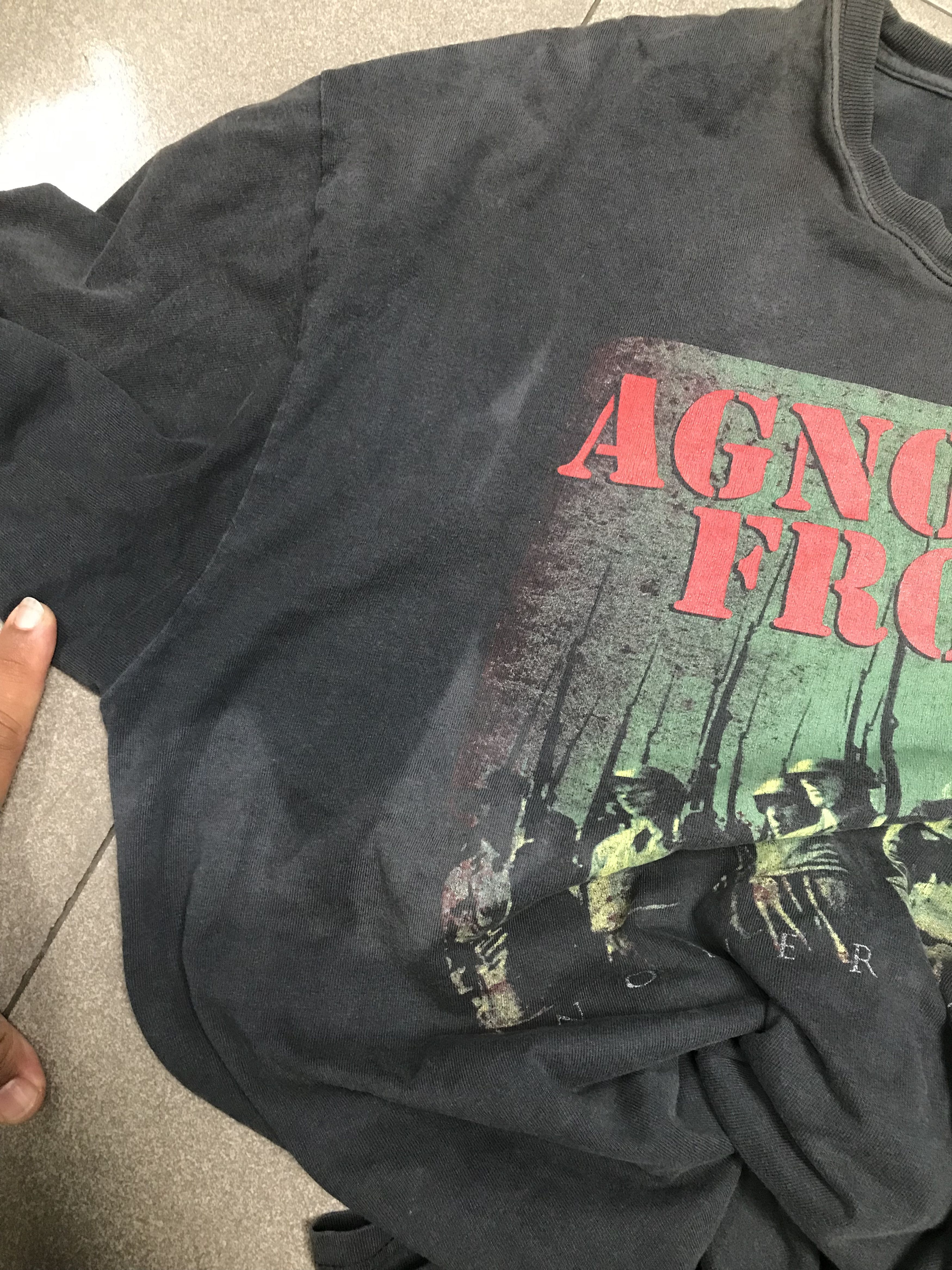 Band Tees AGNOSTIC FRONT TOUR 2005 (sturgis faded distress) Size US XL / EU 56 / 4 - 8 Thumbnail