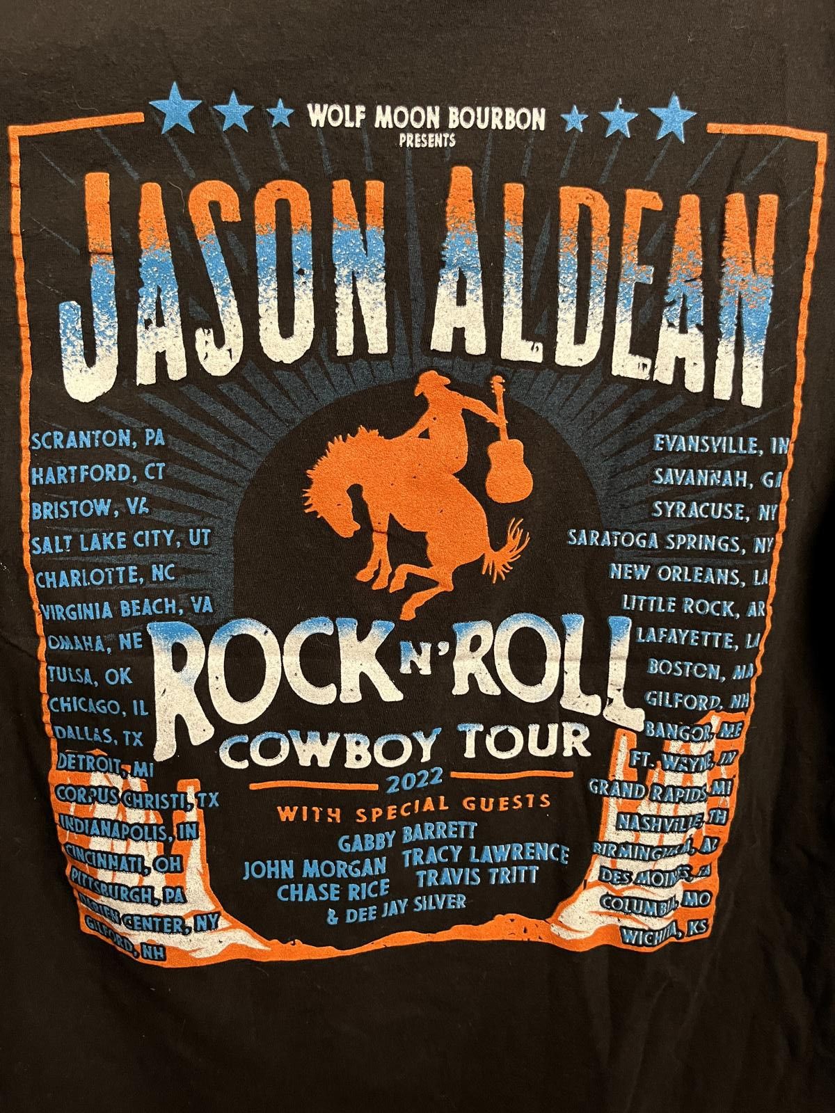 Designer Jason Aldean 2022 Tour T-shirt Cowboy Tour 2022 - M Size US M / EU 48-50 / 2 - 5 Thumbnail