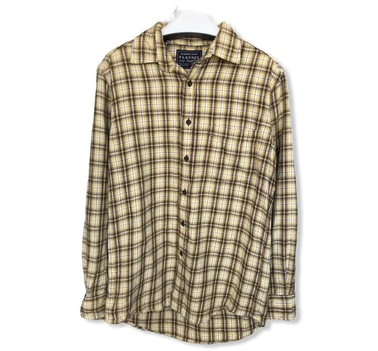 image of Uniqlo Plaid Tartan Flannel Shirt, Men's (Size Small)