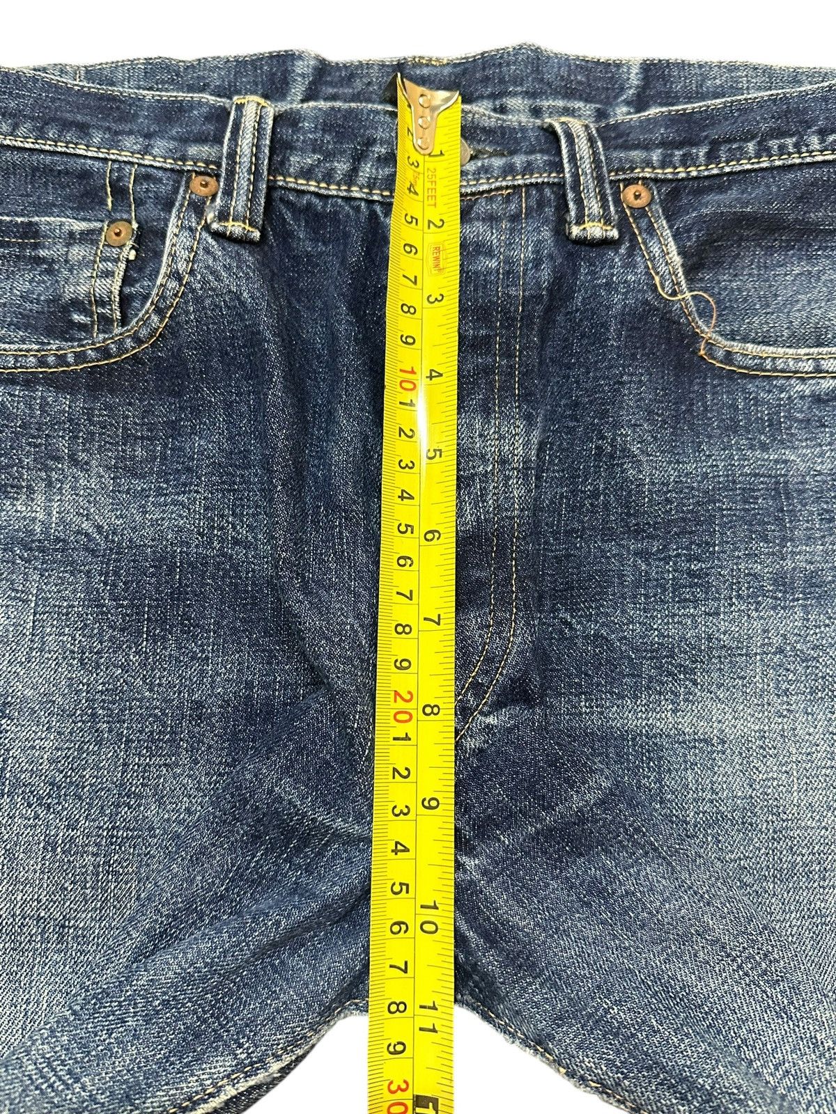 Full Count & Co. Vintage Japan Full Count Blue Faded Wash Wide Leg Jeans Size US 30 / EU 46 - 15 Thumbnail