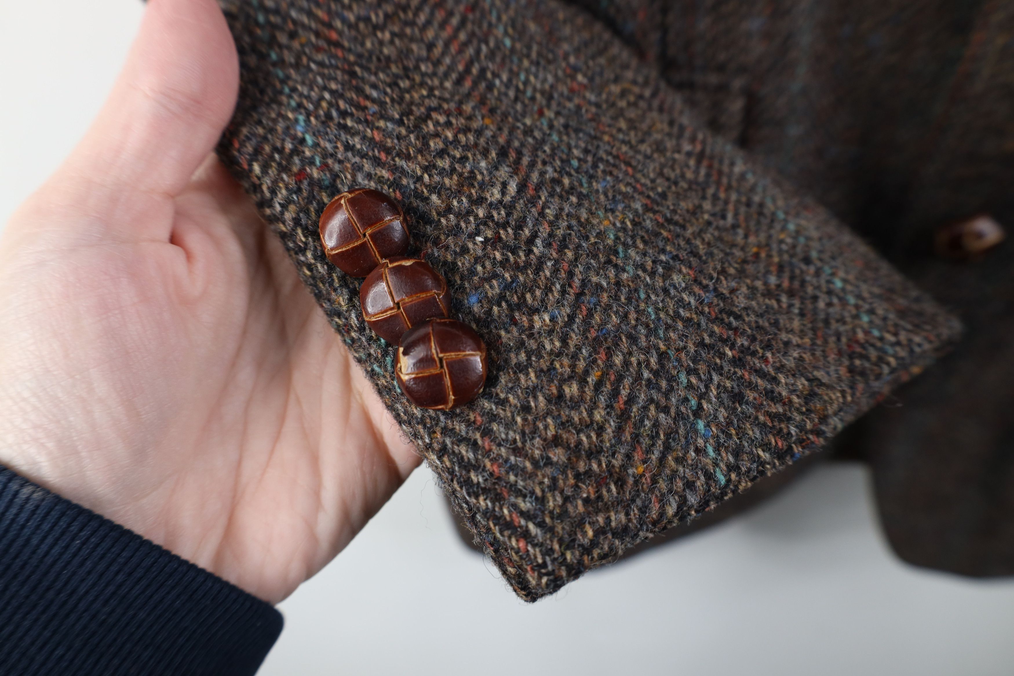 Vintage Vintage 60s Streetwear Wool Tweed Suit Blazer Jacket USA Size US XL / EU 56 / 4 - 5 Thumbnail