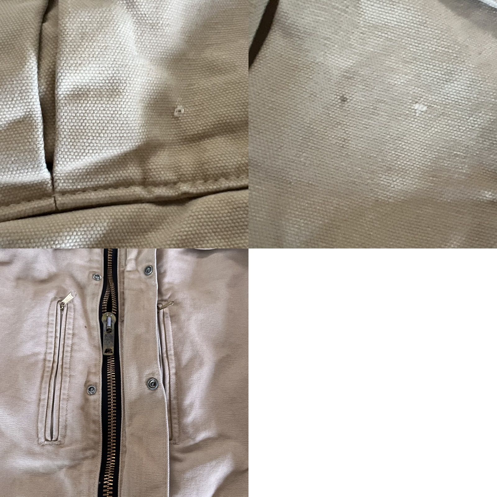 Carhartt VINTAGE Carhartt Jacket Men’s 2XL Chore Solid Pocket Snap Zip Beige USA Size US XXL / EU 58 / 5 - 11 Thumbnail