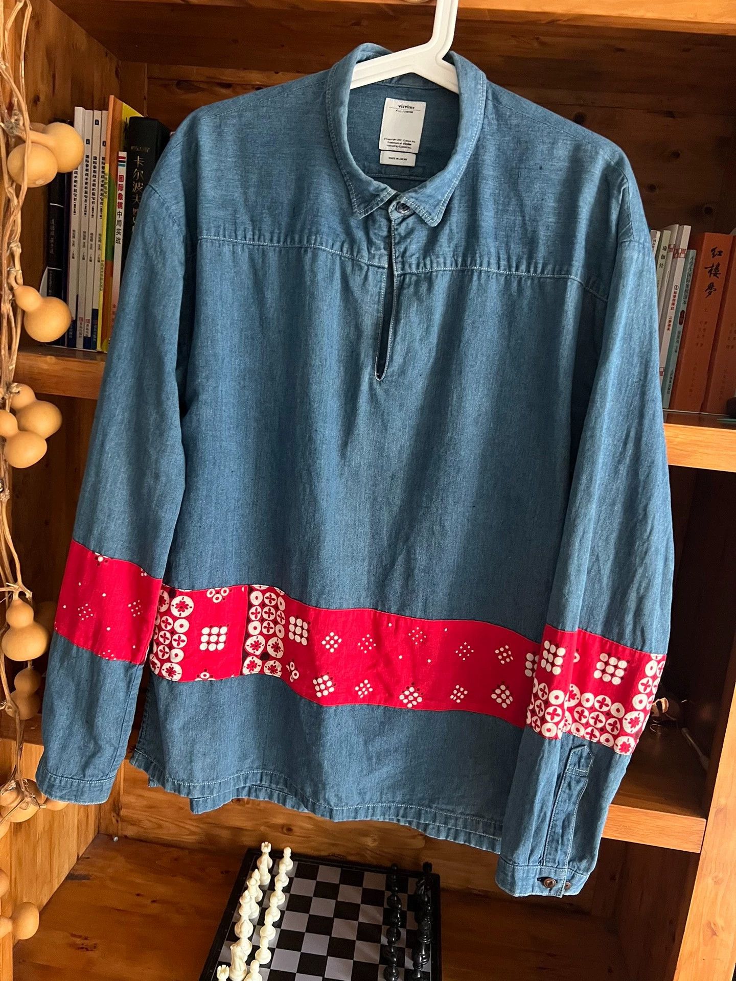 Visvim VISVIM 2015Kerchief Tunic Indigo Red Bandana Shirt Size US M / EU 48-50 / 2 - 3 Thumbnail