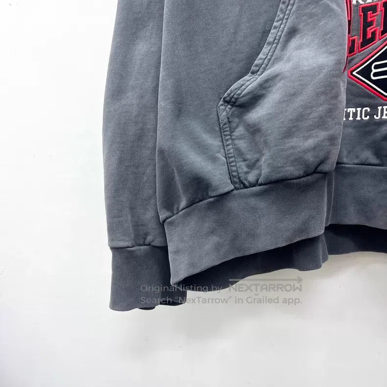 Balenciaga Balenciaga Gray logo embroidery cotton hooded drawstring l Size US L / EU 52-54 / 3 - 4 Thumbnail