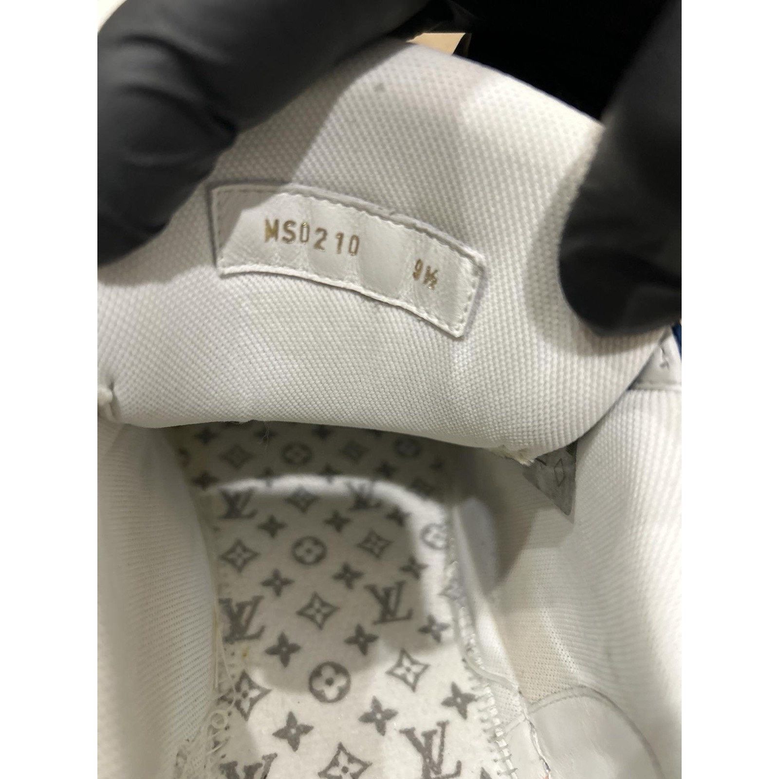 Louis Vuitton Louis Vuitton Trainer Denim Blue Monogram Sneakers Size 9.5 Size US 9.5 / EU 42-43 - 7 Thumbnail