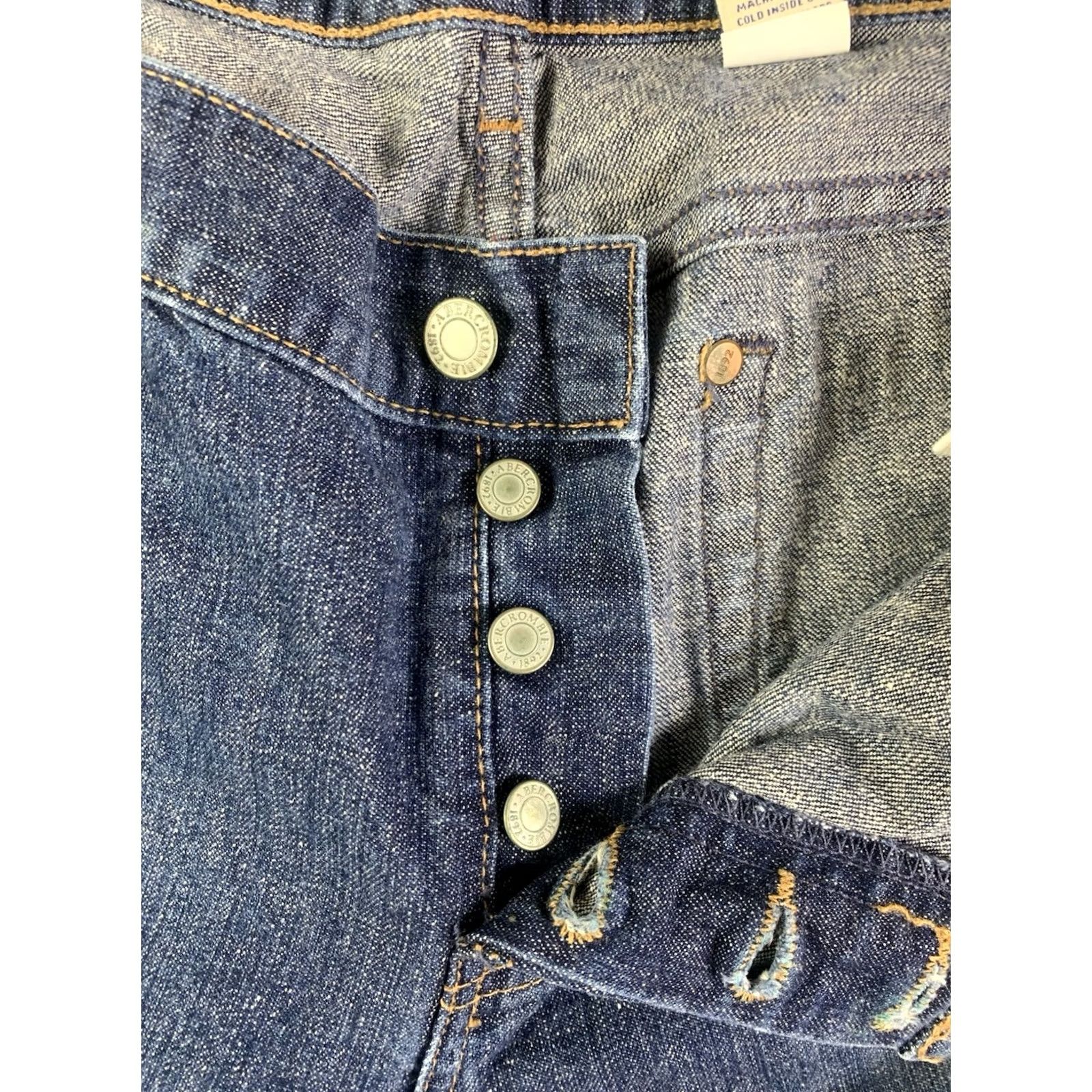 Abercrombie & Fitch Abercrombie & Fitch Jeans Womens Size 12L Blue Flare High Rise 90s Bohemian Size 34" / US 12 / IT 48 - 6 Thumbnail