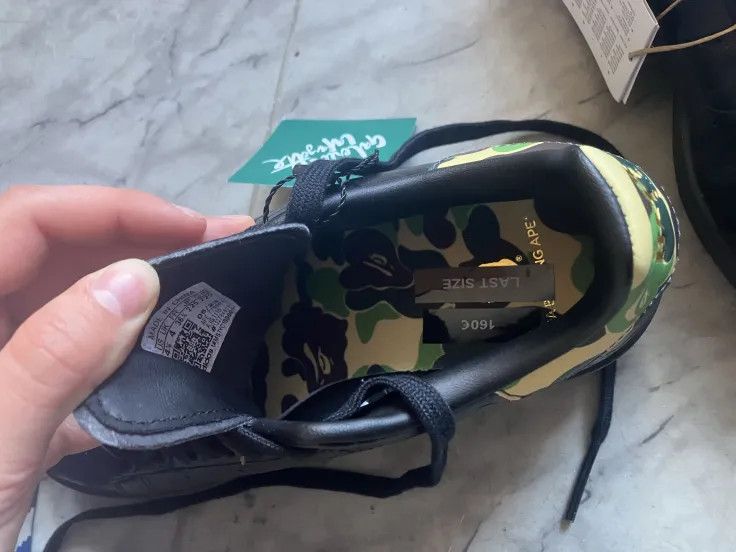 Adidas BAPE x Adidas Stan Smith '30th Anniversary - Black' DS EU 36 Size US 6 / IT 36 - 2 Thumbnail