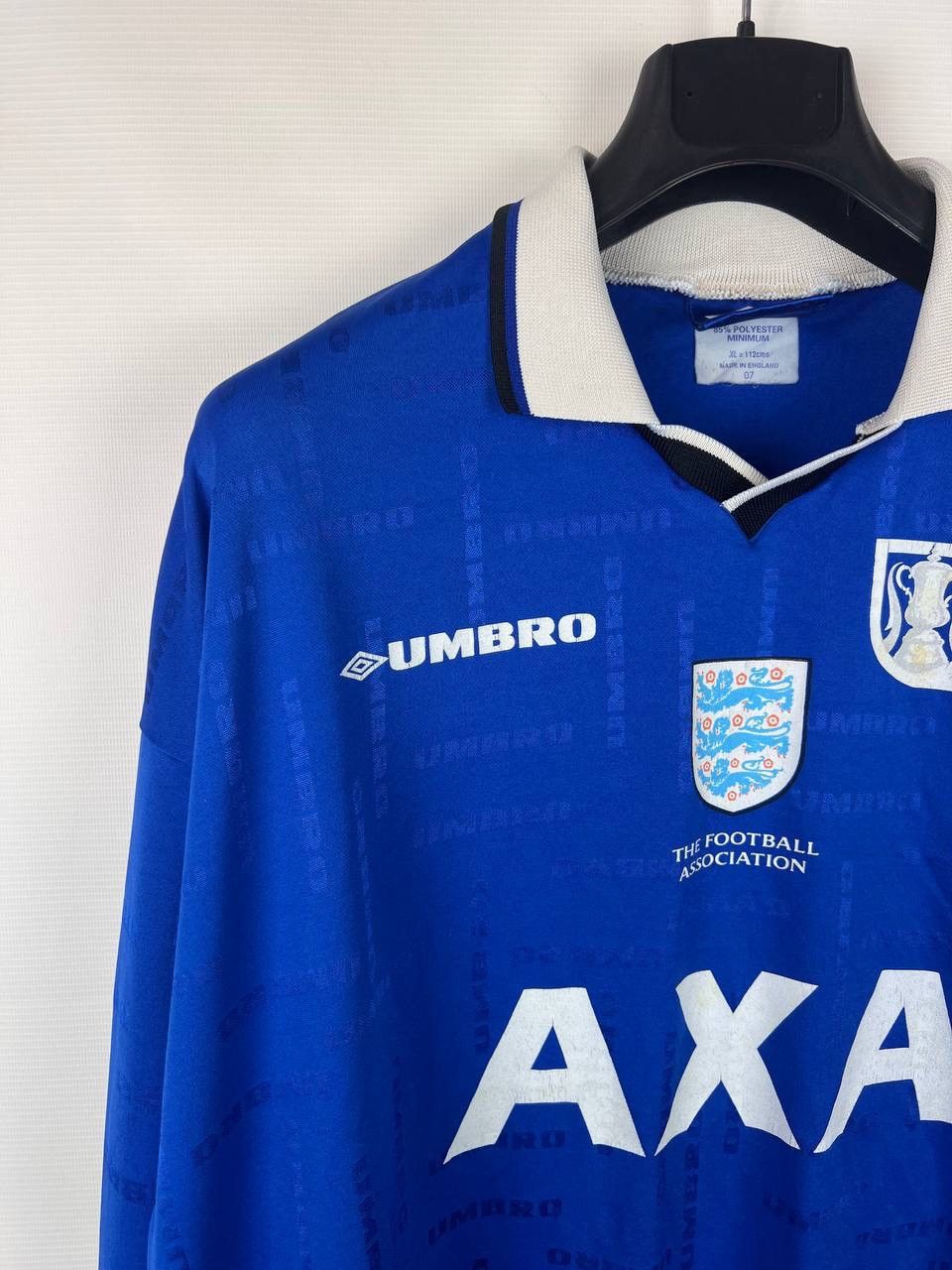 Other England F.A. CUP Shirt AXA 10 number 90s Jersey Umbro XL Size US XL / EU 56 / 4 - 6 Thumbnail