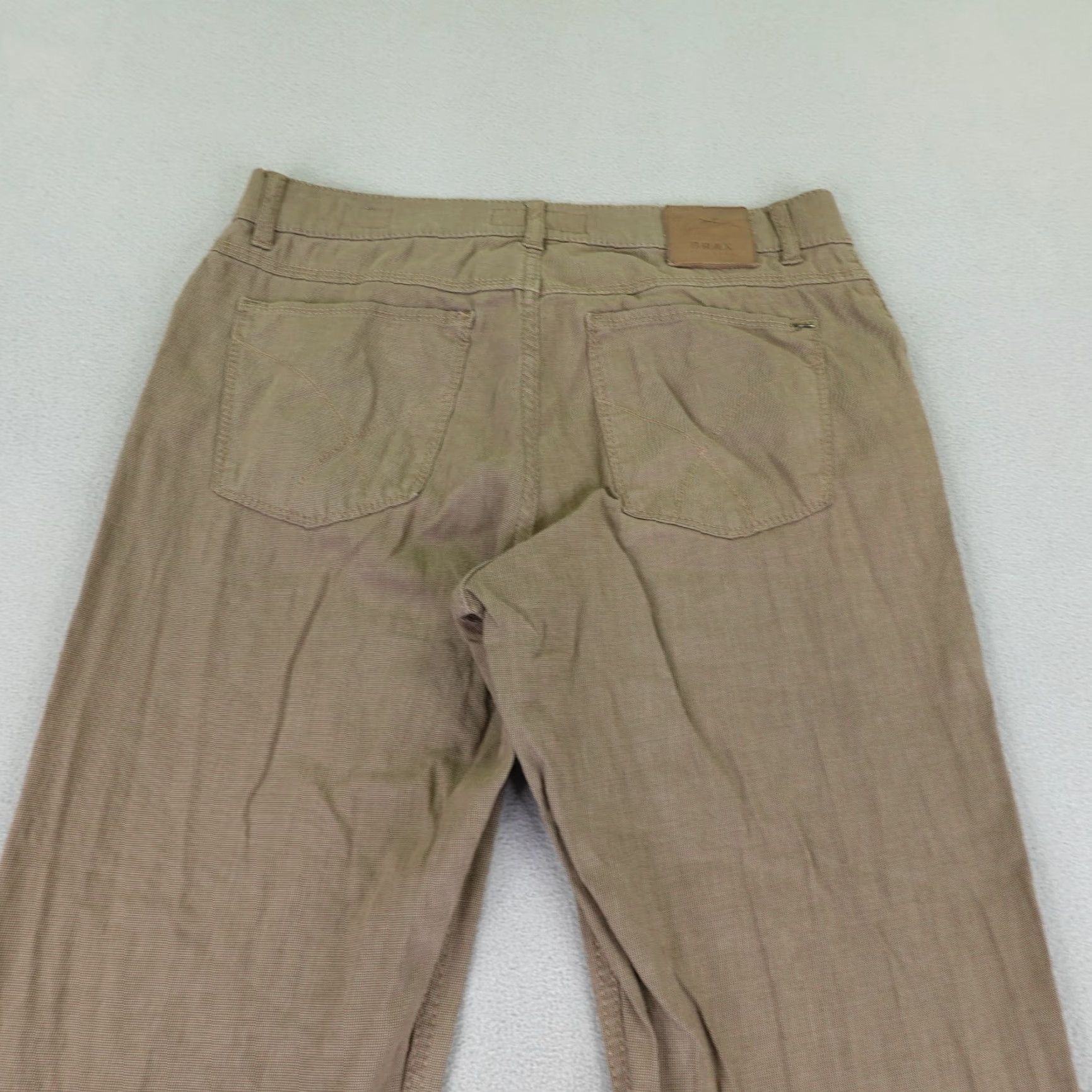 BRAX BRAX Pants Regular Mens 32x30 Brown Chino Straight Leg Stretch Easy Care Pockets Cotton Blend Brand BRAX Pants Mens 32 Brown Chino Straight Jeans Size US 30 / EU 46 - 6 Thumbnail