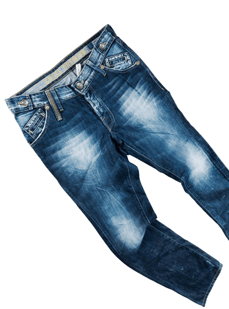 Guess × Vintage Guess Prenium Denim Jeans Size US 32 / EU 48 - 2 Thumbnail