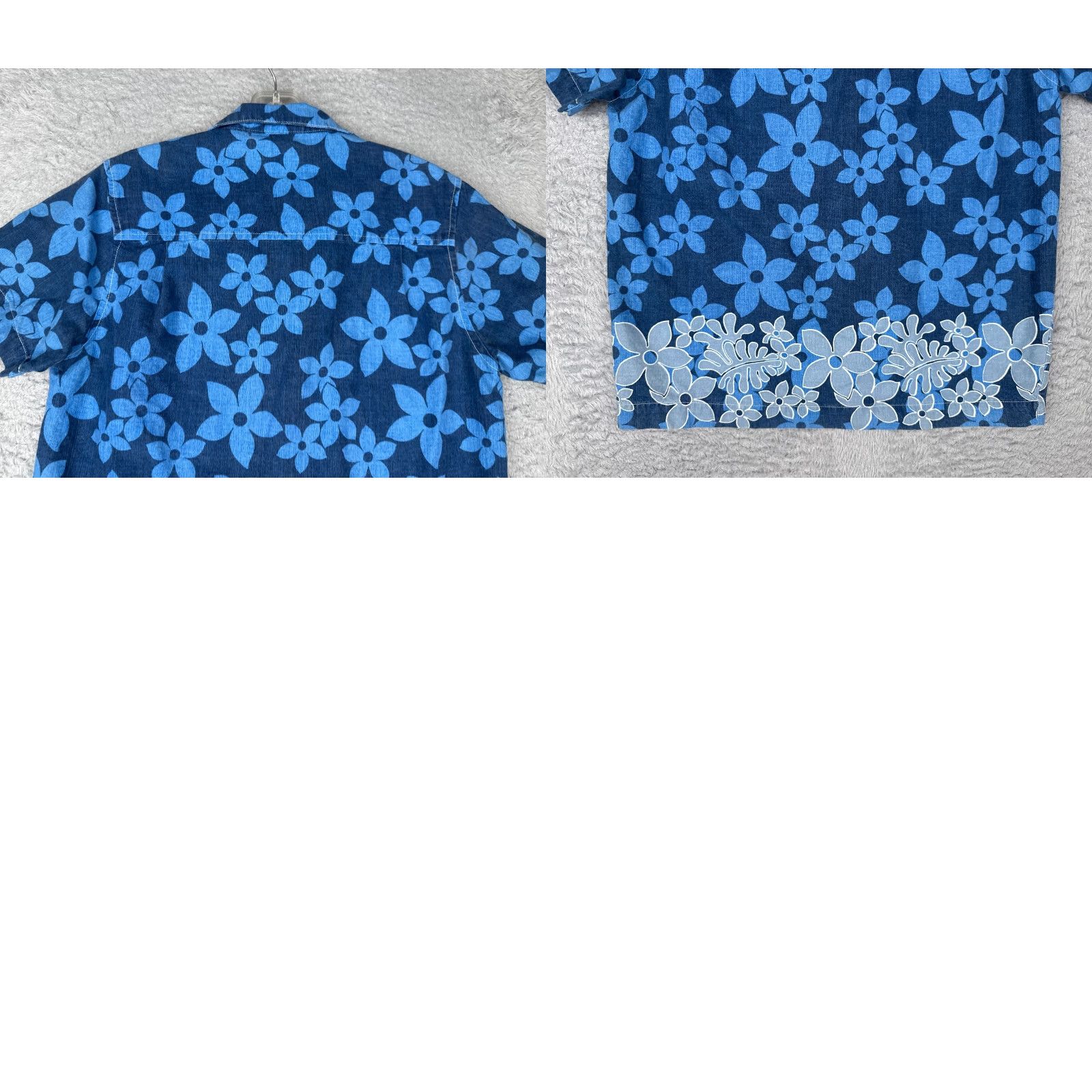Ocean Pacific Ocean Pacific Shirt Men Medium Floral Hawaii Blue Cotton Short Sleeve Size US M / EU 48-50 / 2 - 9 Thumbnail