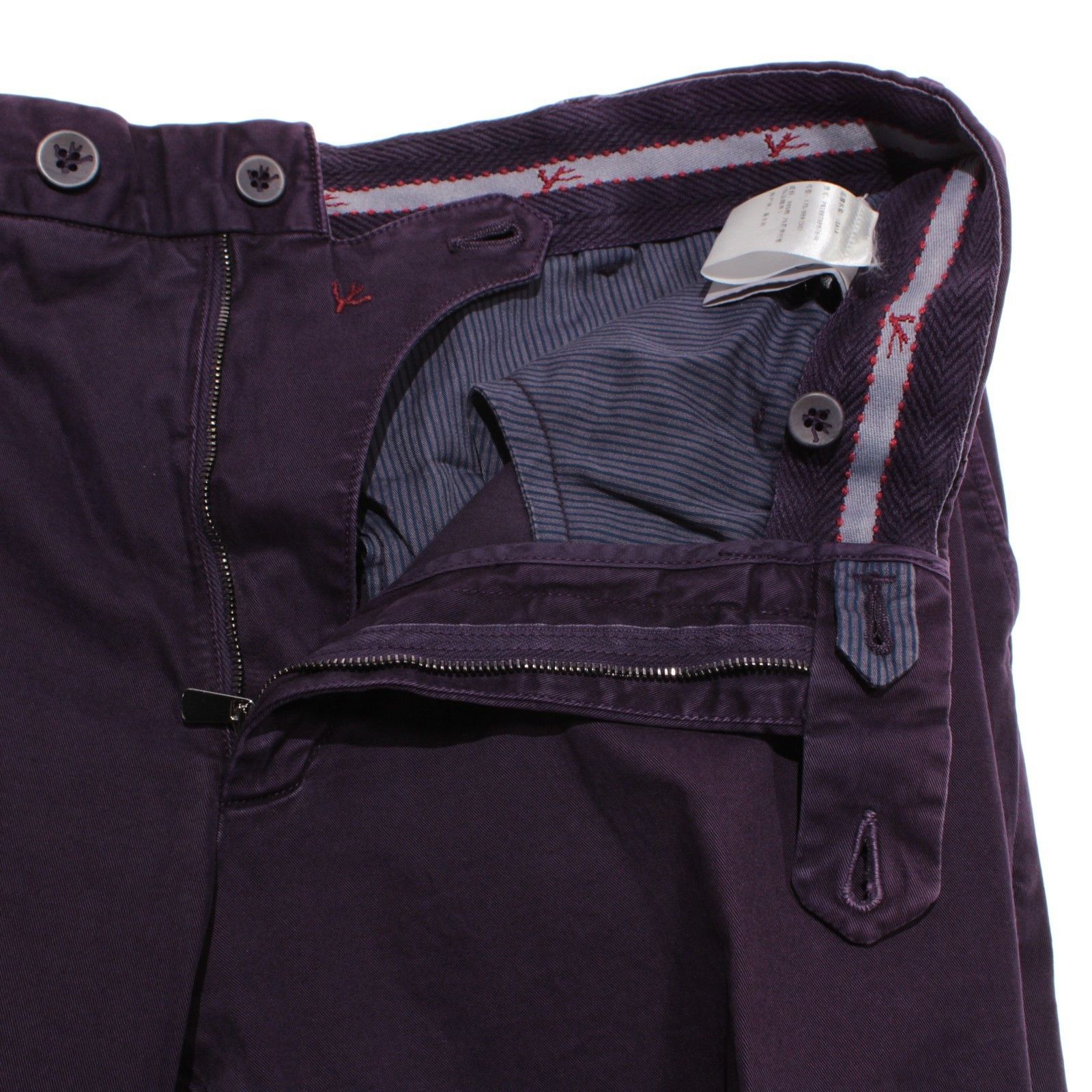 Isaia isaia New with tags Chino Size 34 US In Purple Size US 34 / EU 50 - 3 Thumbnail