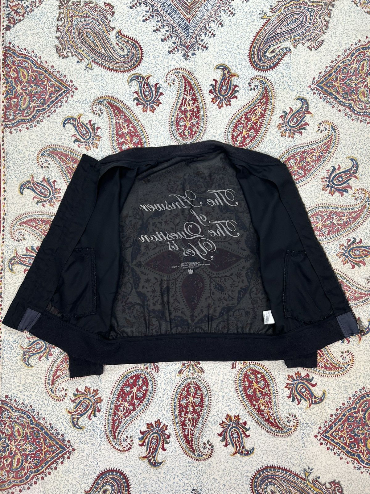Japanese Brand Rodeo Crowns Mosquito Net Bomber Jacket Size S / US 4 / IT 40 - 7 Thumbnail