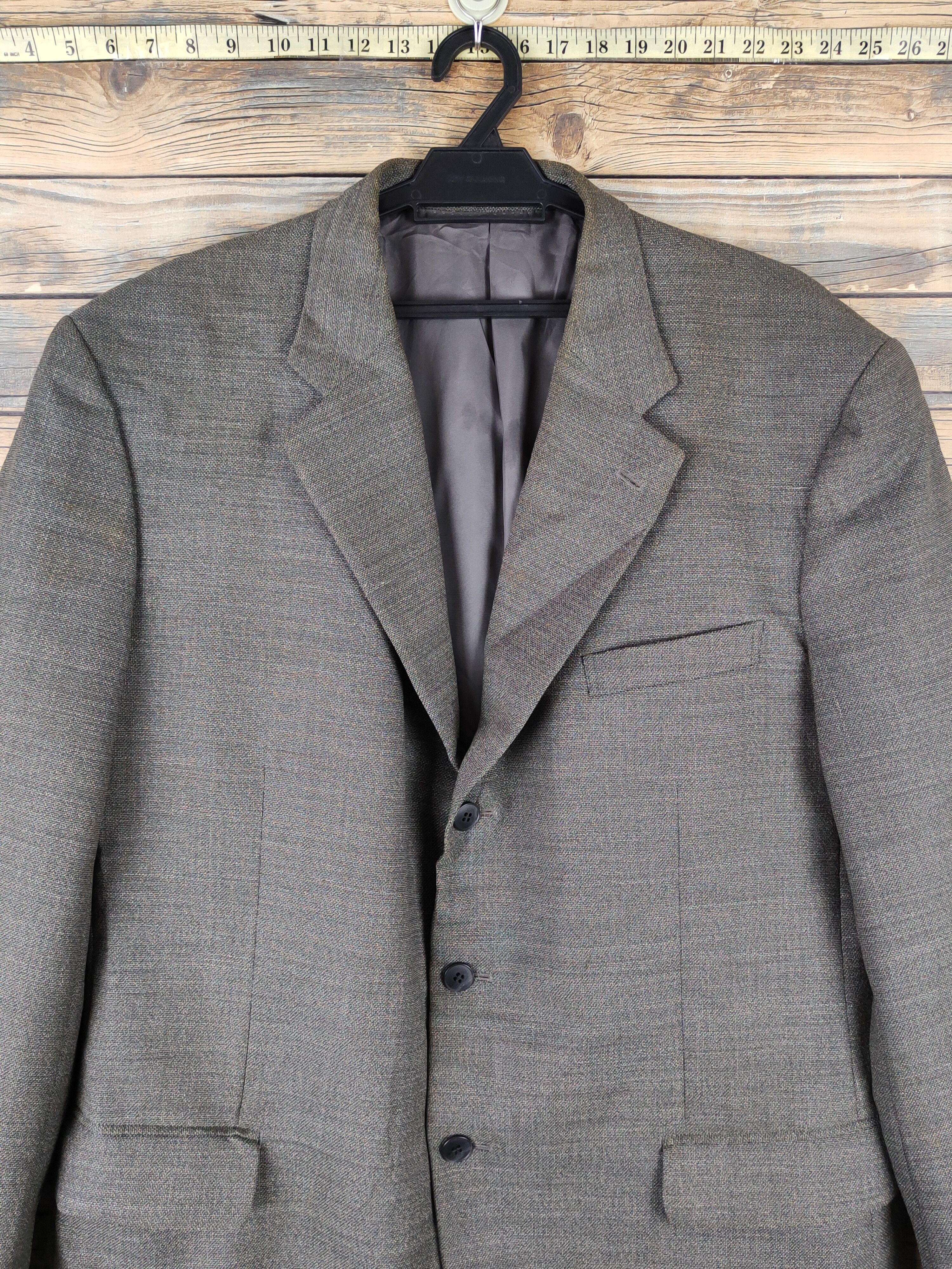 Japanese Brand × Renoma × Vintage Vintage Renoma Dark Gray Blazers Size US L / EU 52-54 / 3 - 2 Thumbnail