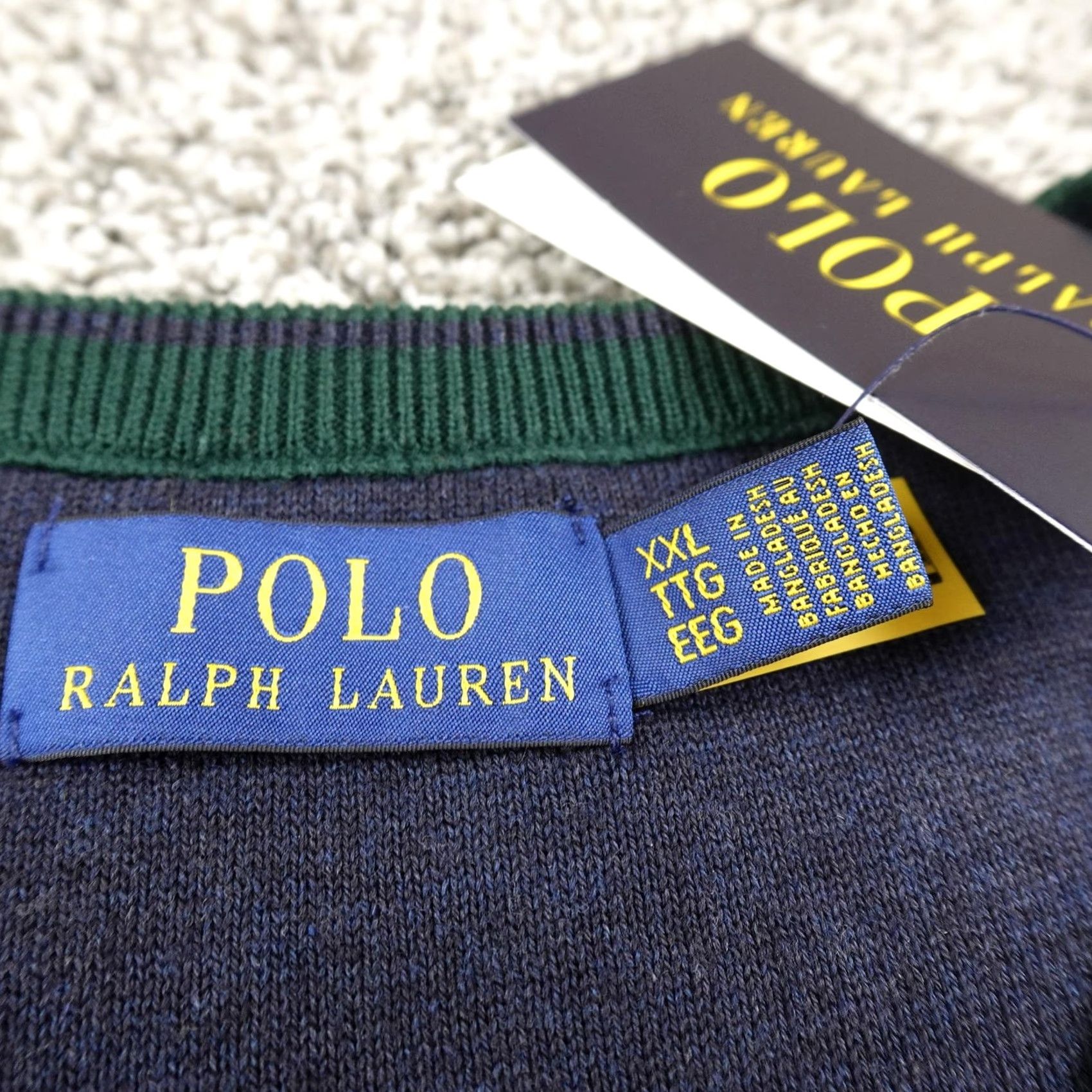 Polo Ralph Lauren Polo Ralph Lauren Sweater Mens 2XL Green Waffle-Knit Crewneck Pullover Pony Shirt Size US XXL / EU 58 / 5 - 7 Thumbnail