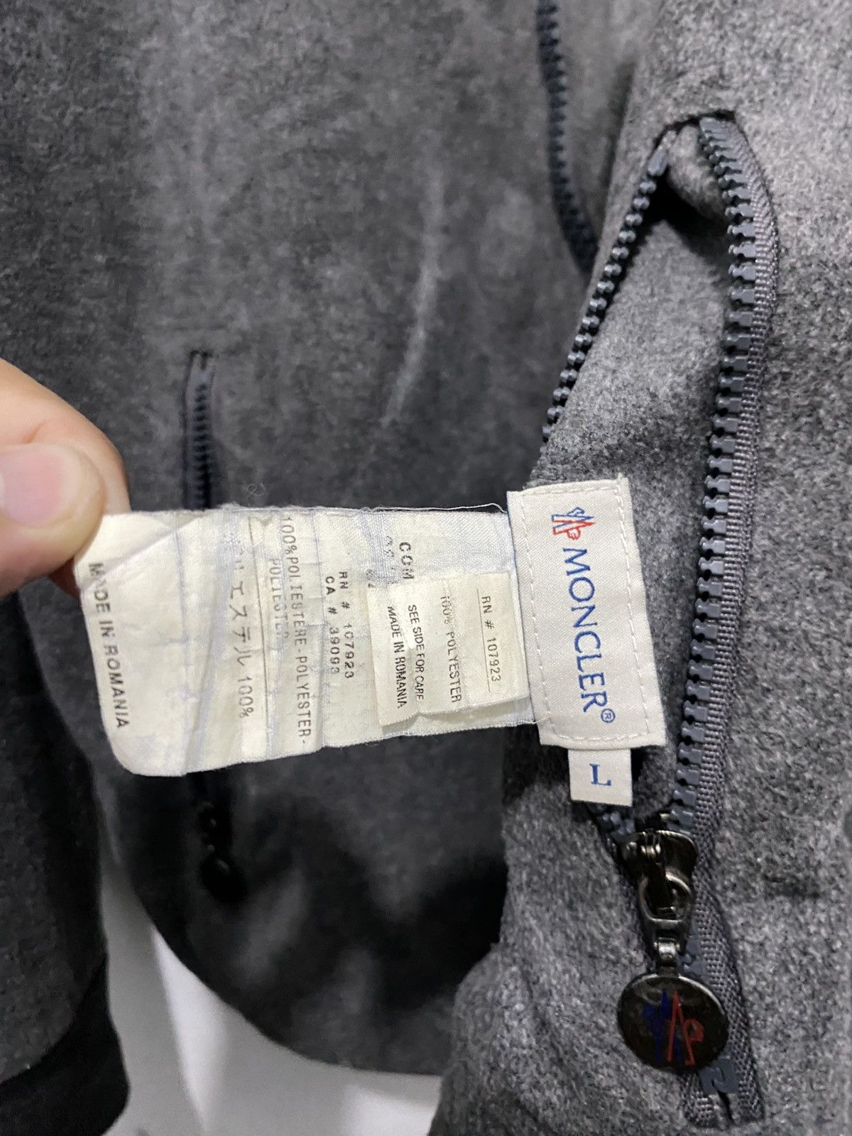 Vintage Moncler Reversible Fleece Jacket