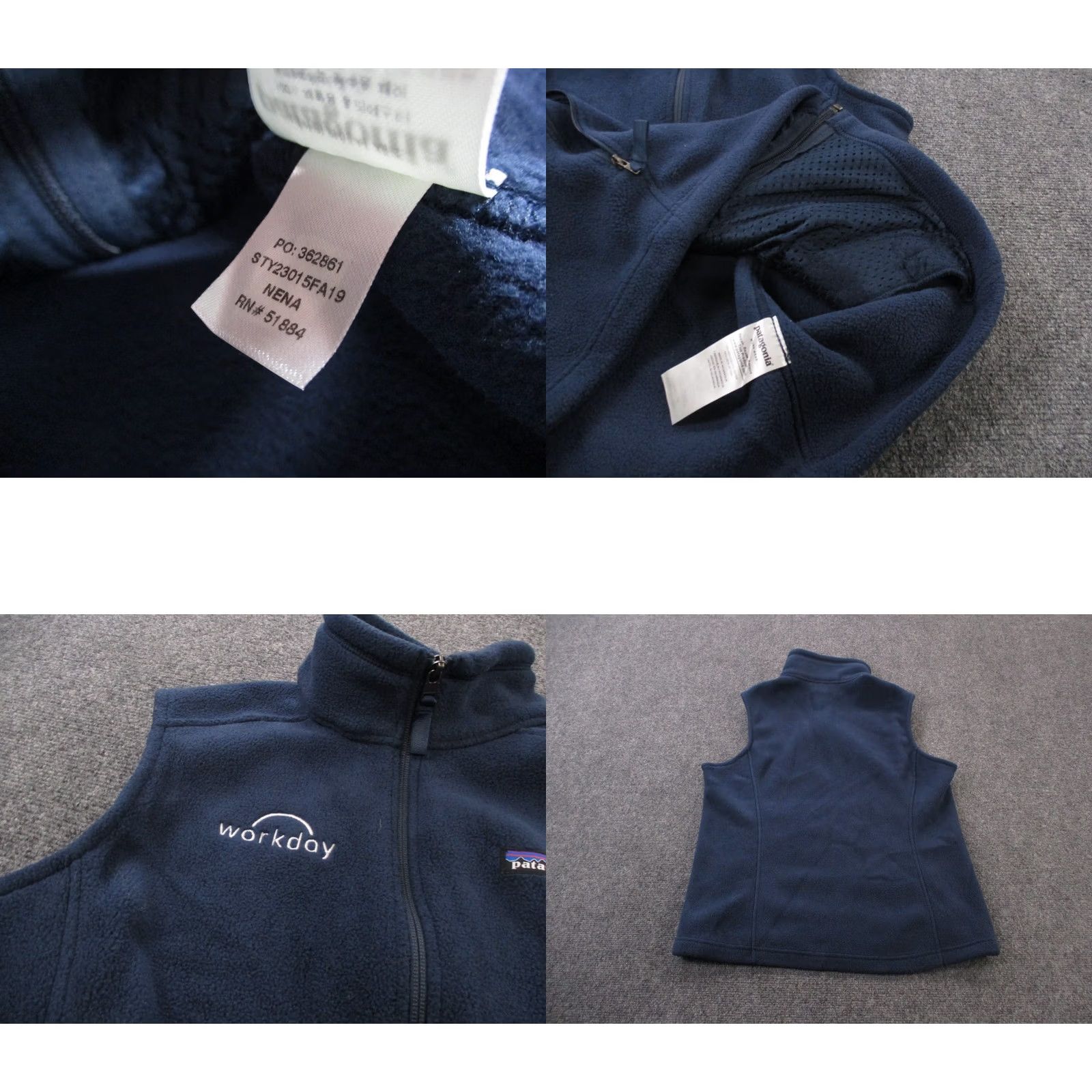 Patagonia Patagonia Vest Women M Blue Fleece Synchilla 23015 Quilt Line Better Sweater Windbreaker Pockets Zip Size M / US 6-8 / IT 42-44 - 8 Thumbnail