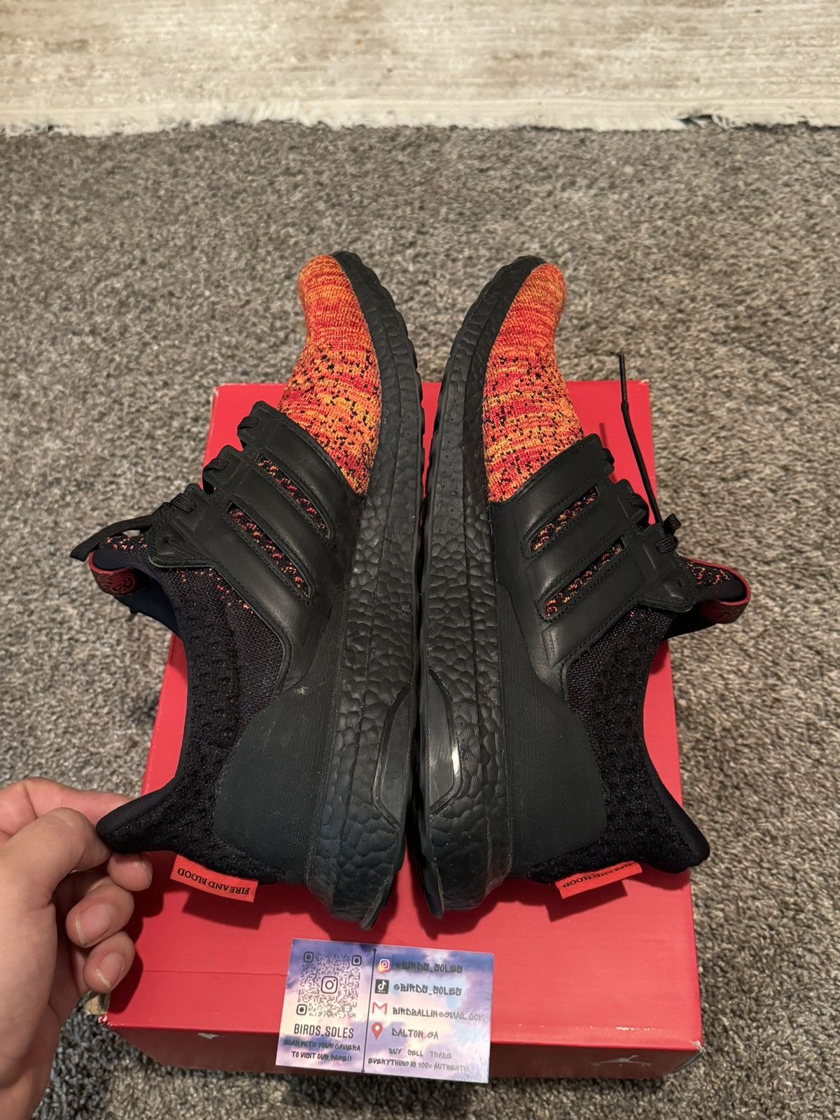 Adidas Adidas ultra boost game of thrones Targaryen size 13 Size US 13 / EU 46 - 3 Thumbnail