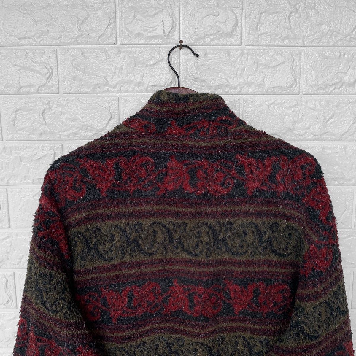 Other Vintage Woolrich Rugged Aztec Fleece Half Zipper Jacket Size US L / EU 52-54 / 3 - 5 Thumbnail