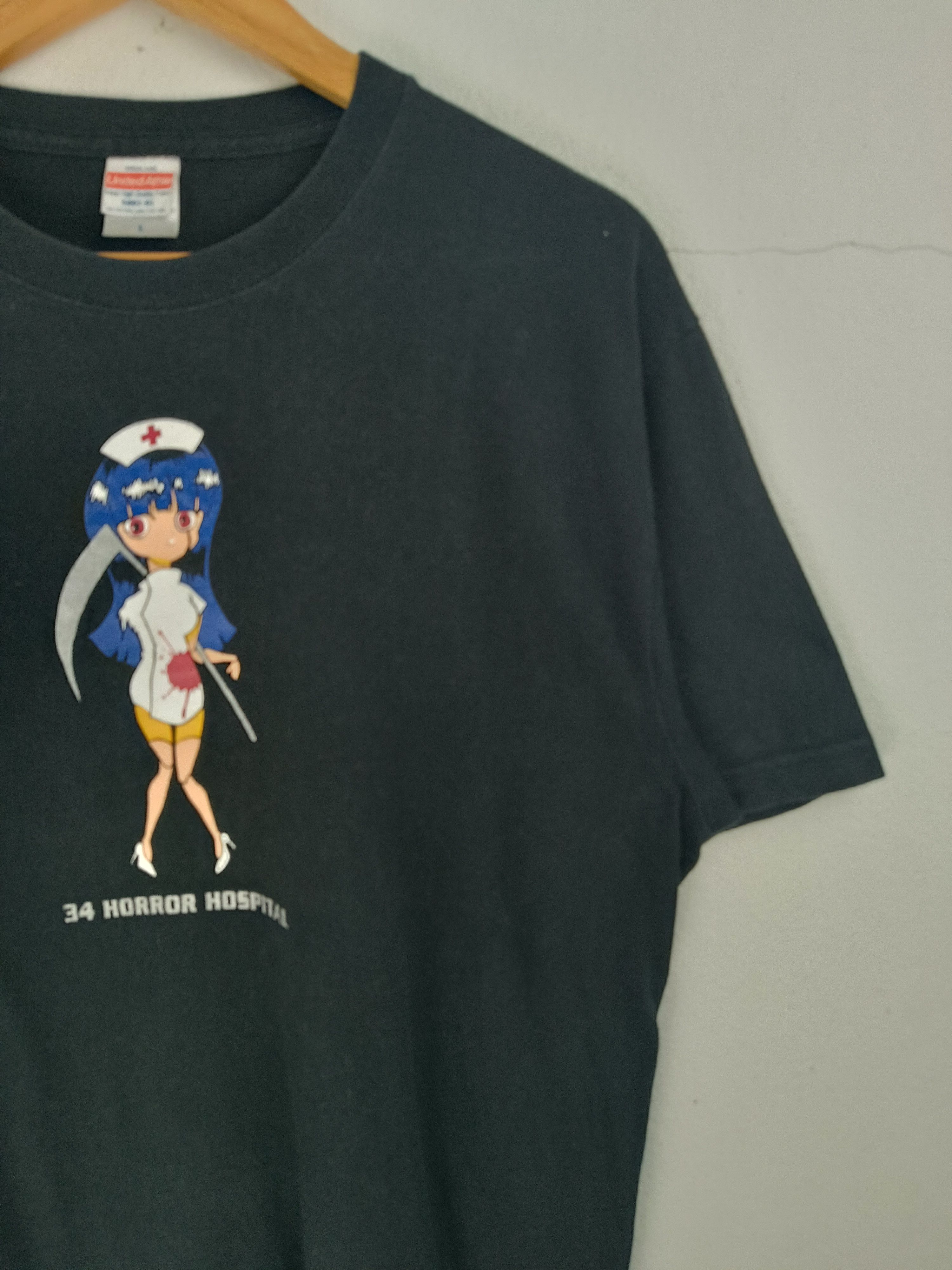 Anime VINTAGE Y2K 34 HORROR HOSPITAL ANIME GAMES JAPANESE STYLE Ts Size US L / EU 52-54 / 3 - 6 Thumbnail