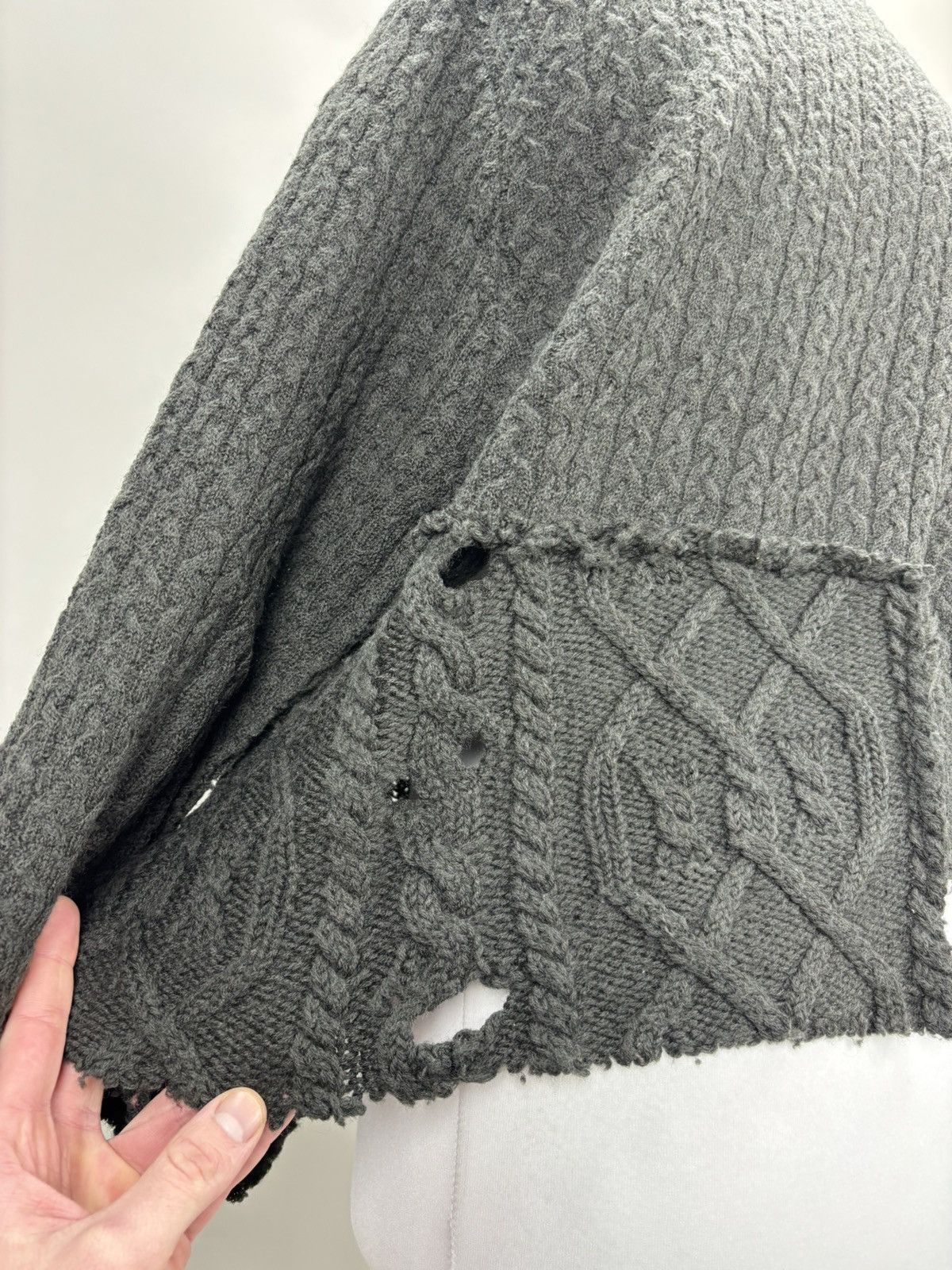 Rundholz Womens cardigan Rundholz Size S/M Color Gray Size S / US 4 / IT 40 - 8 Thumbnail