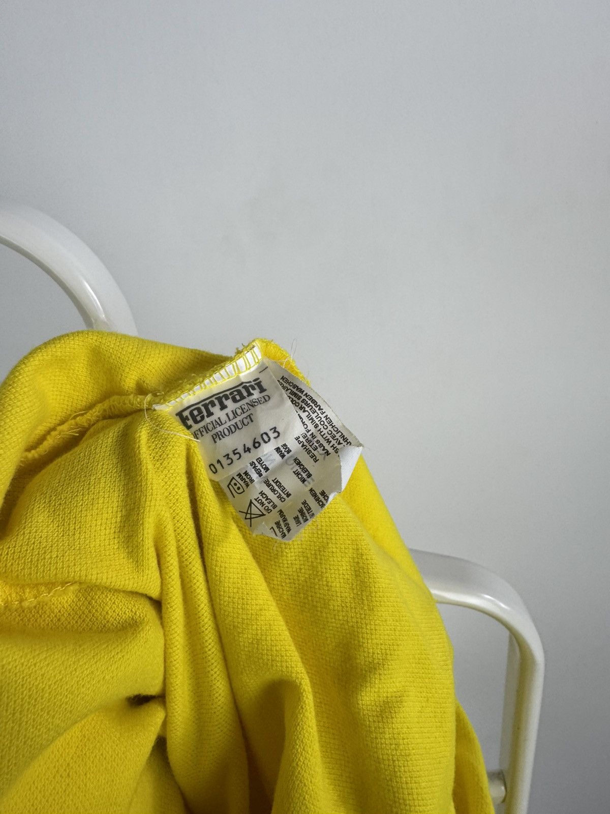 Ferrari Vintage 1999 Ferrari Yellow Zip Polo Shirt Size US M / EU 48-50 / 2 - 5 Thumbnail
