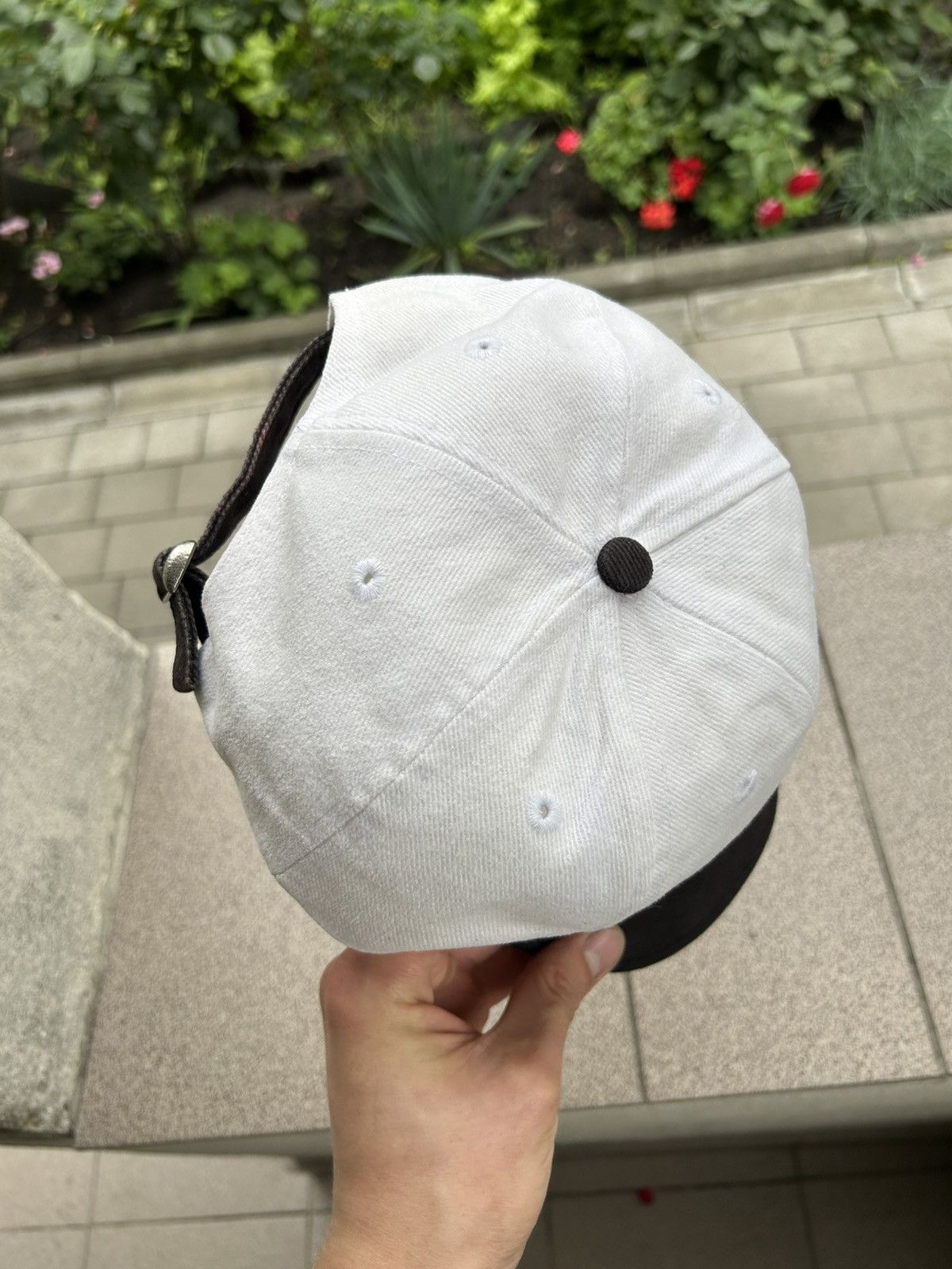 Nike Vintage Nike Swoosh Logo Y2k Drill streetwear style cap Size ONE SIZE - 5 Thumbnail