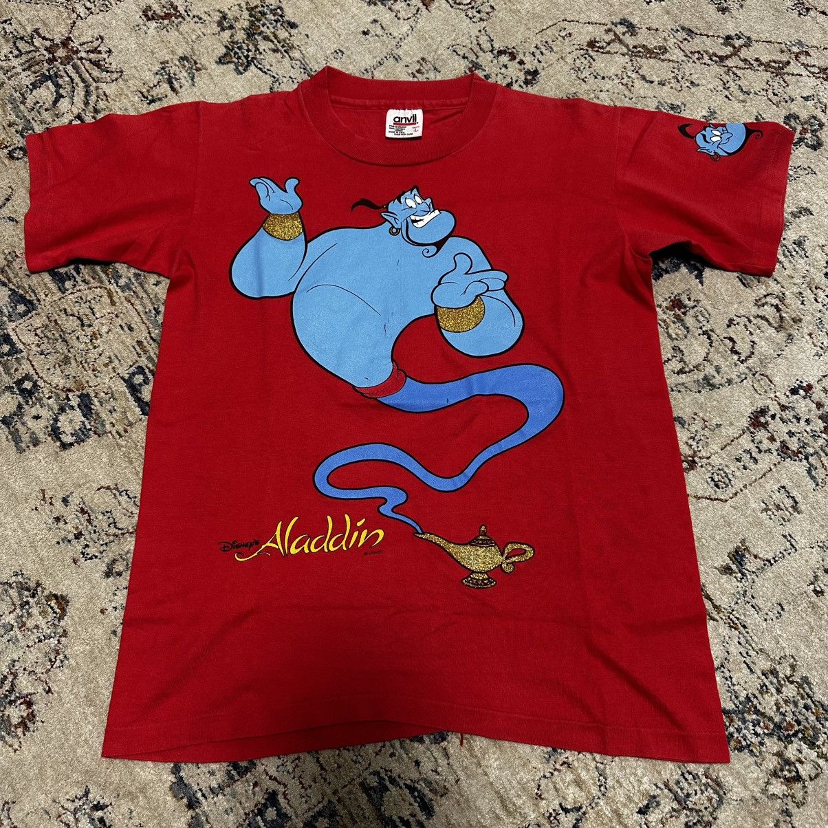 Disney Vintage Disney Aladdin Genie Tshirt Size US XXS / EU 40 - 1 Thumbnail