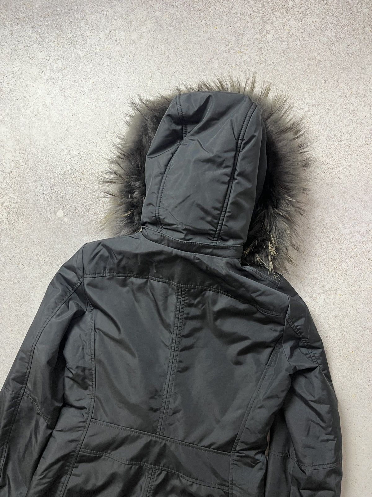 Herno DDP Herno Luxury Long Down Parka Coat Fur Trim Hood Size XS / US 0-2 / IT 36-38 - 6 Thumbnail