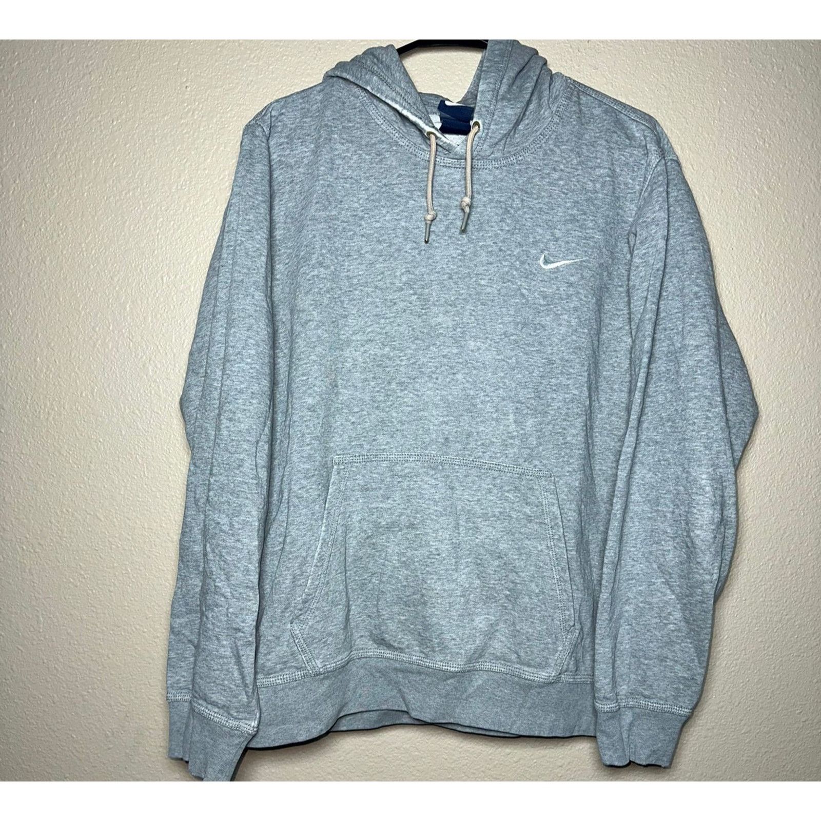 Nike 🌀 Nike Pullover Hoodie –With Heather Gray Color Size L Size US L / EU 52-54 / 3 - 1 Thumbnail