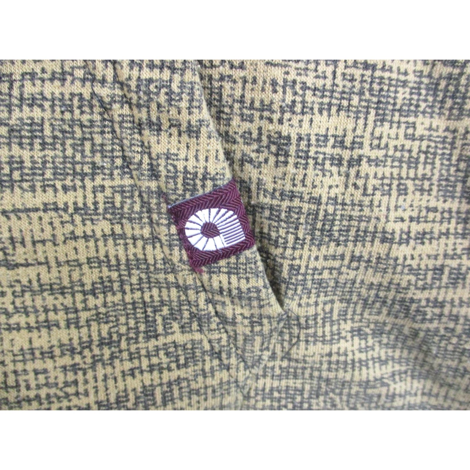 Akademiks Akademiks Mens 2XL Hooded Full Zip Jacket Yellow Black Knit Windbreaker Geometric Logo Pockets Size US XXL / EU 58 / 5 - 2 Thumbnail