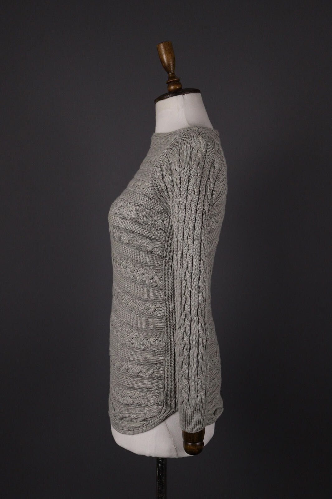 Lauren Ralph Lauren Lauren Ralph Lauren Gray Cable Knit Sweater Size XS Size XS / US 0-2 / IT 36-38 - 5 Thumbnail