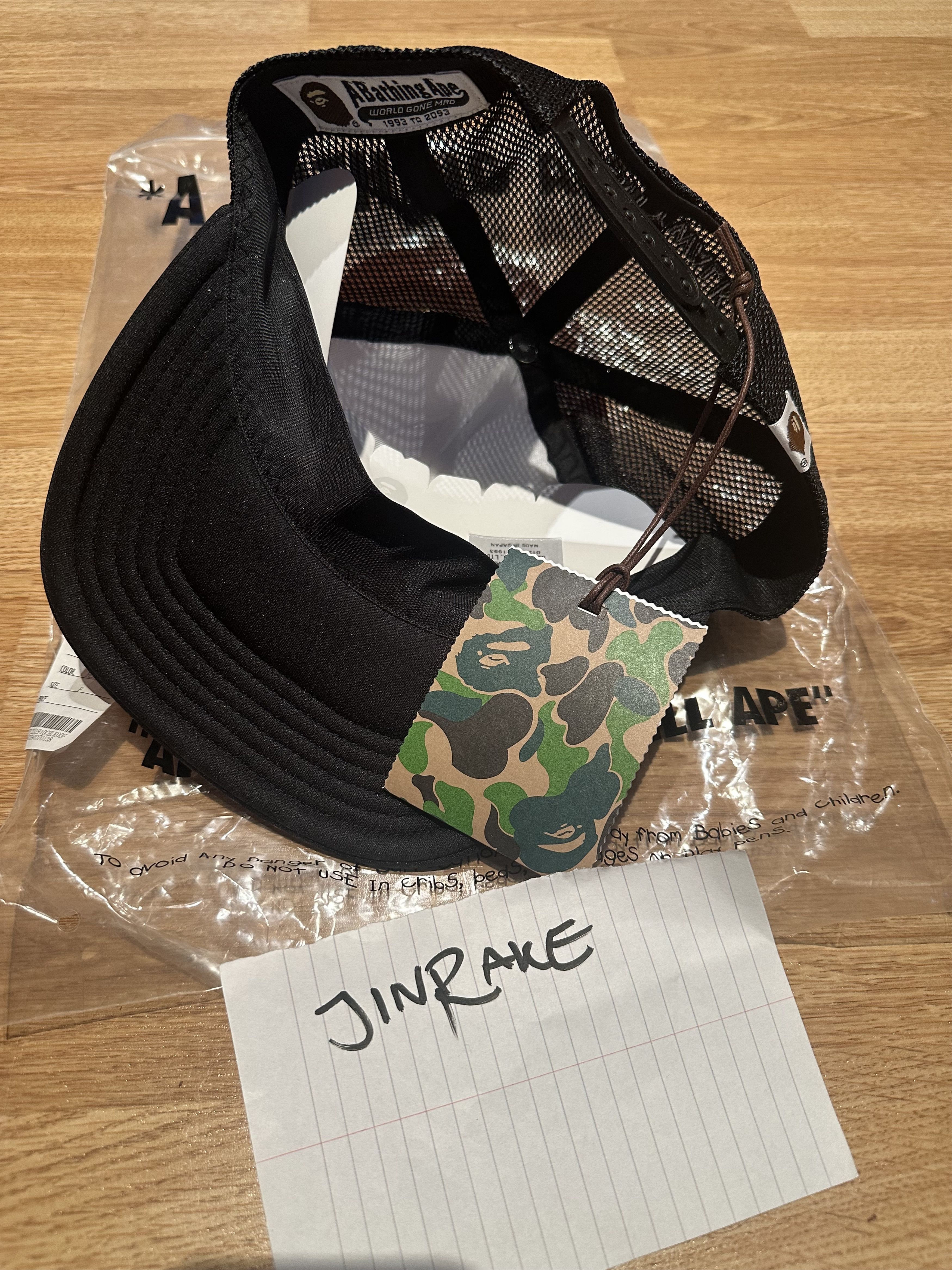 Bape BAPE LBWK Liberty Walk Cap UNISEX NEW White/Black Adjustable Size ONE SIZE - 3 Thumbnail