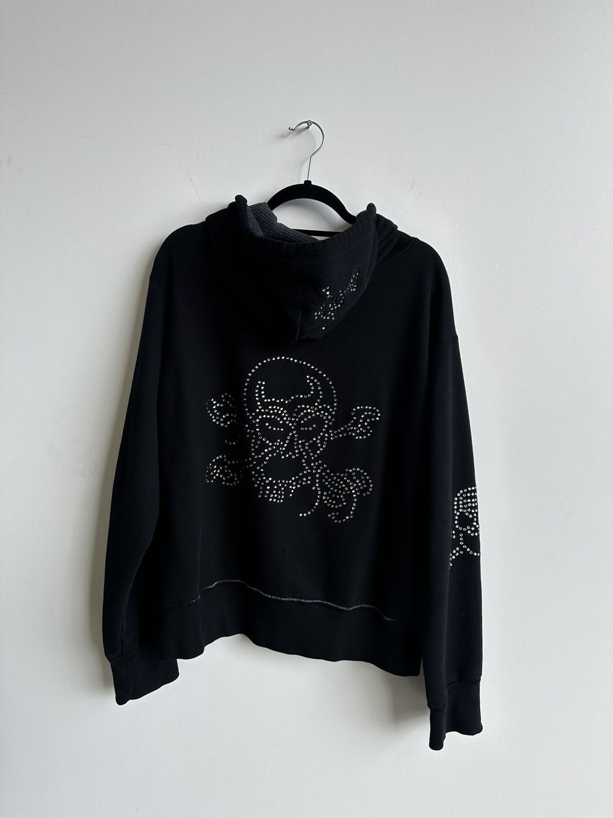 The Great China Wall Black Great China Wall Hand Studded Skull Hoodie Size US L / EU 52-54 / 3 - 5 Thumbnail