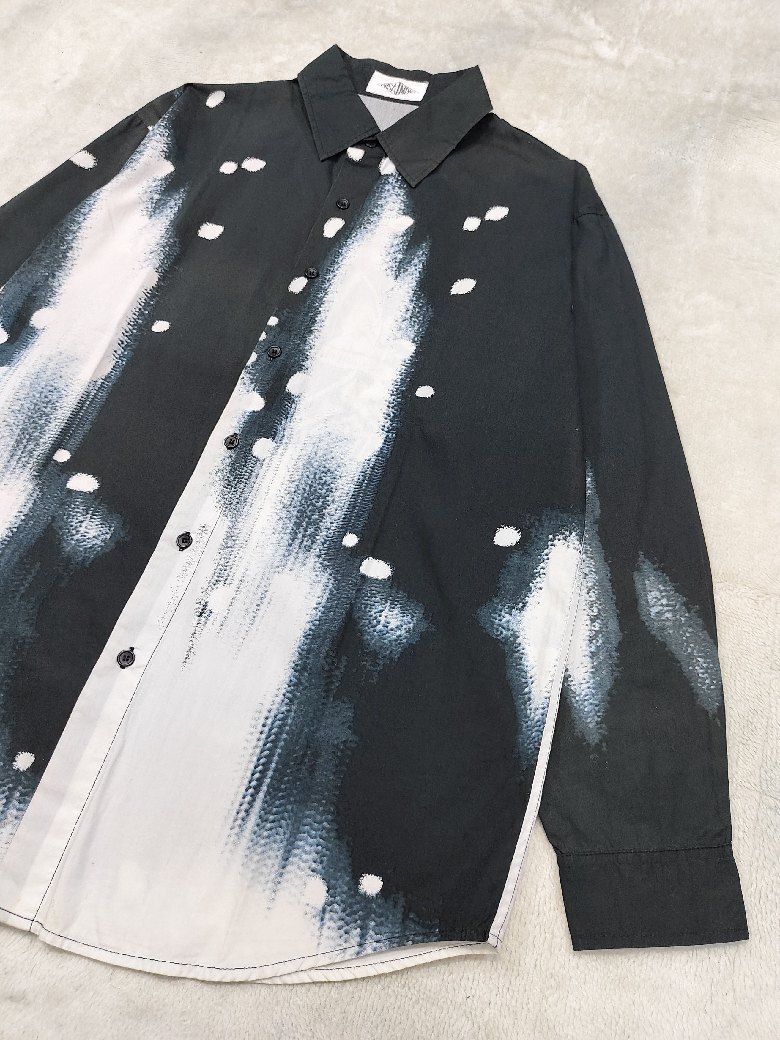 Kansai Yamamoto 90s Kansai Impact- Archive Liquid Space Art Splash Colour Size US M / EU 48-50 / 2 - 6 Thumbnail