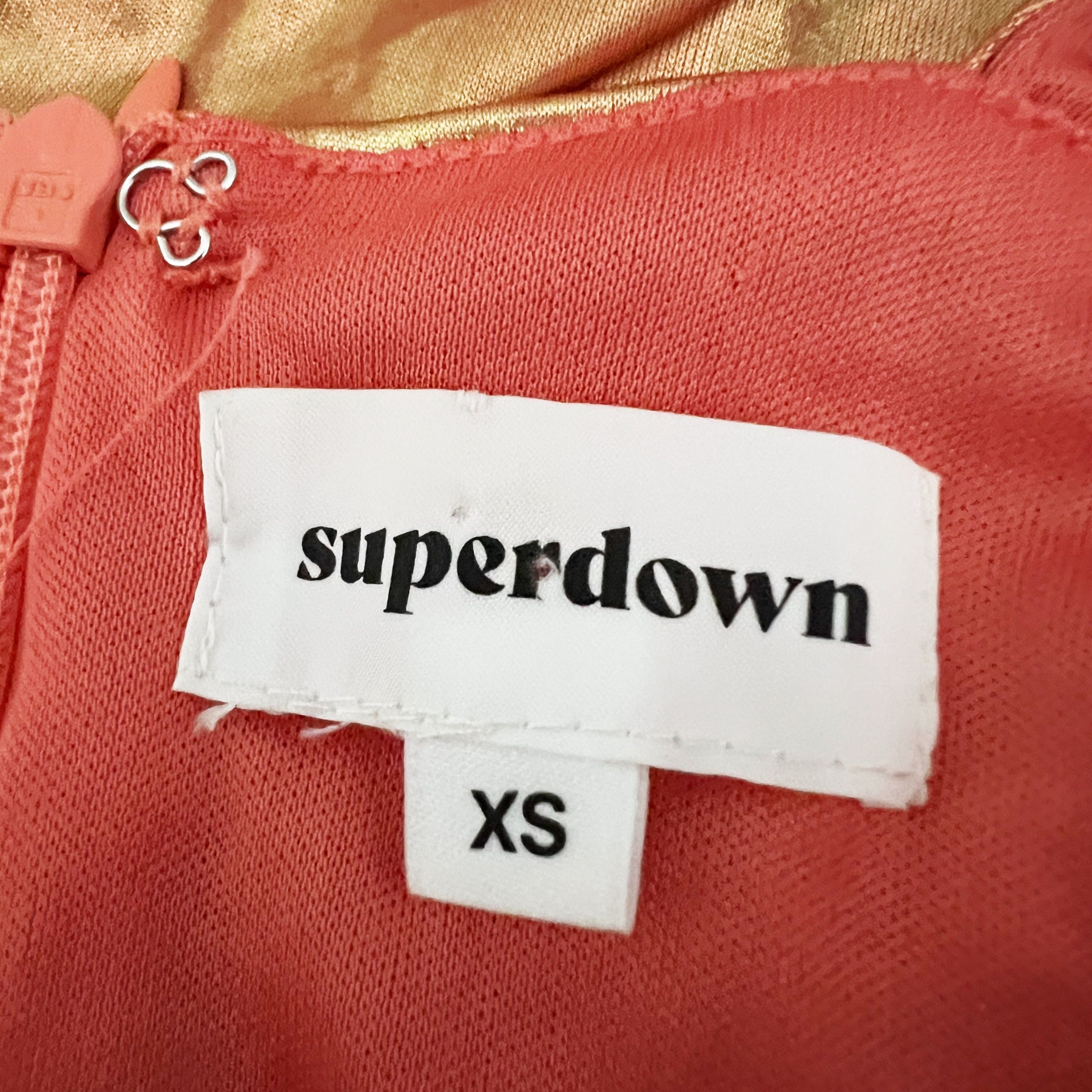 superdown Superdown Kerrie Deep V Neck Metallic Size XS / US 0-2 / IT 36-38 - 2 Thumbnail